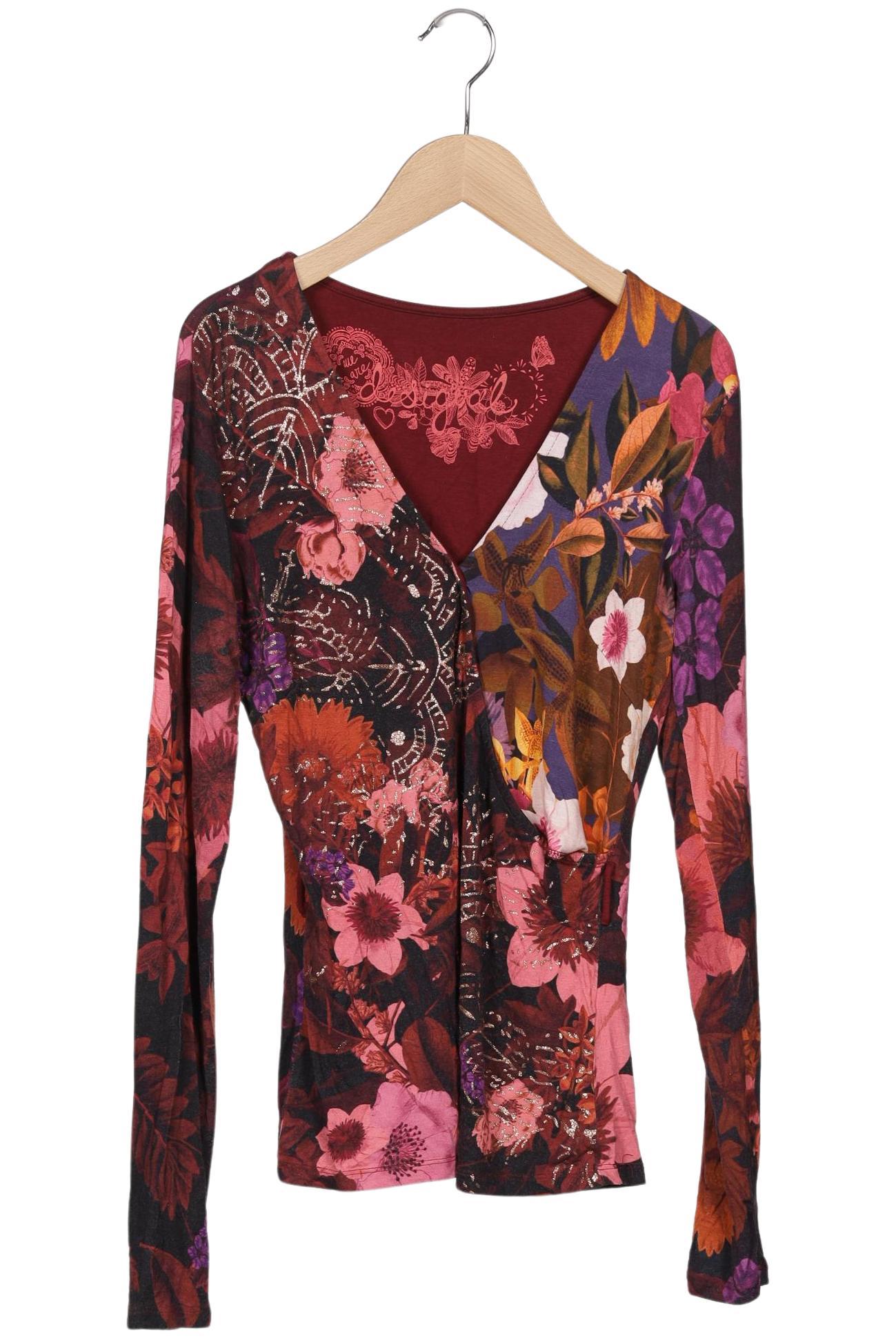 

Desigual Damen Langarmshirt, mehrfarbig, Gr. 36