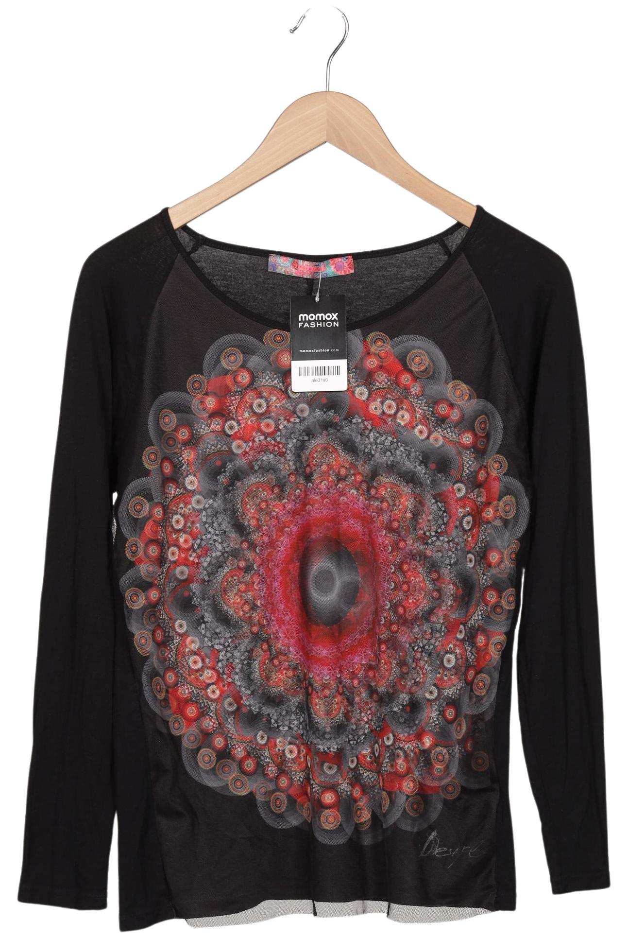 

Desigual Damen Langarmshirt, schwarz, Gr. 38