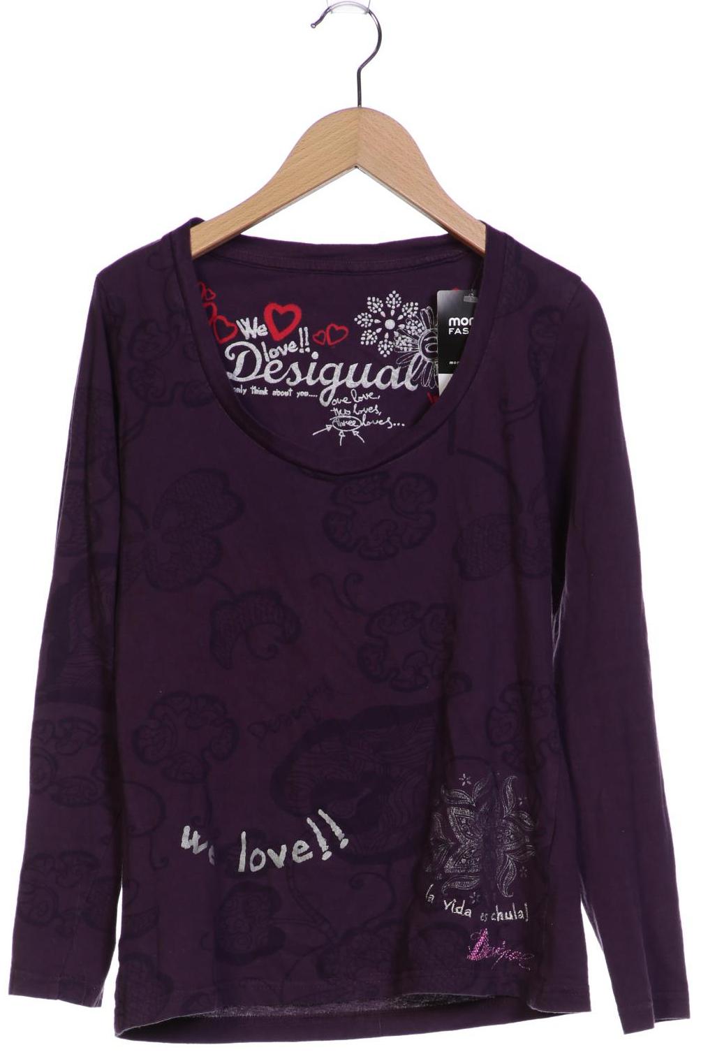 

Desigual Damen Langarmshirt, flieder, Gr. 36