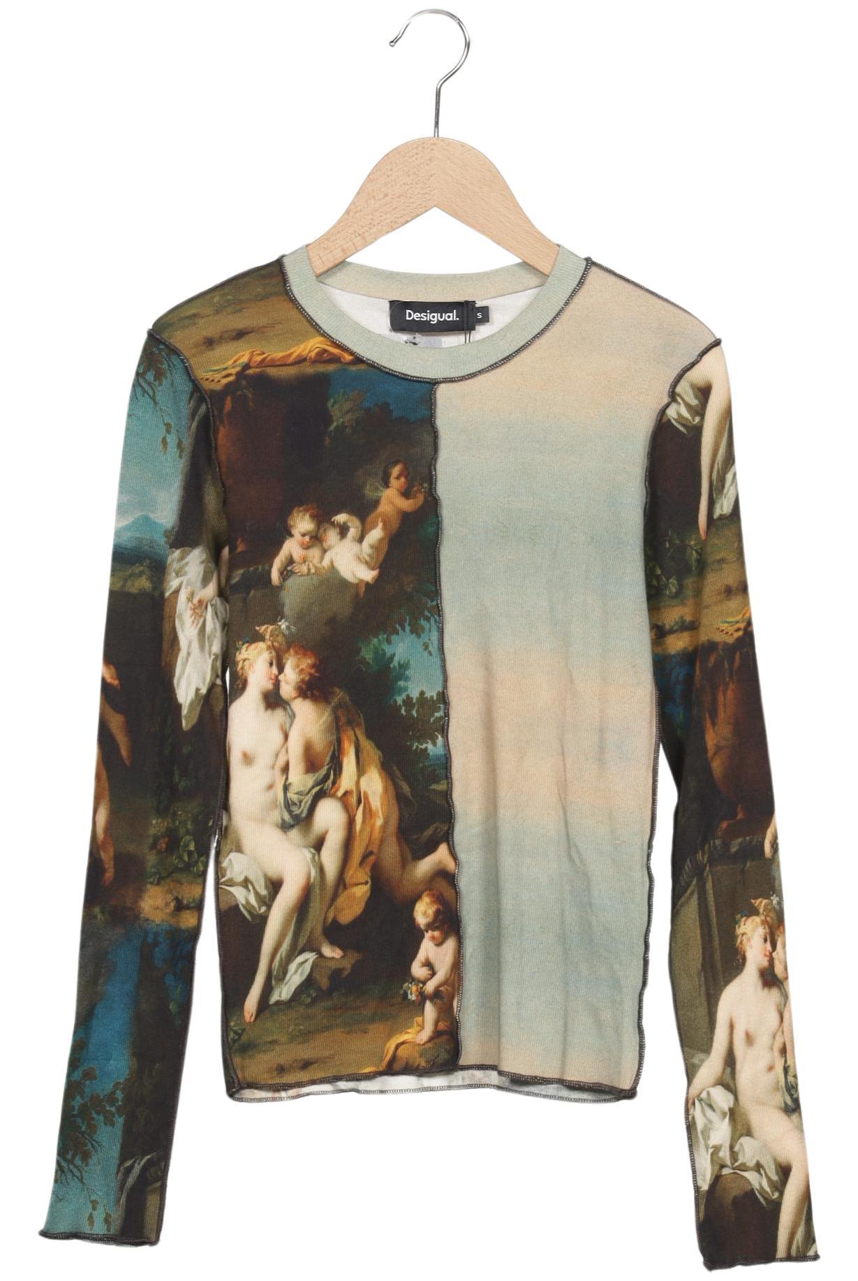 

Desigual Damen Langarmshirt, mehrfarbig, Gr. 36