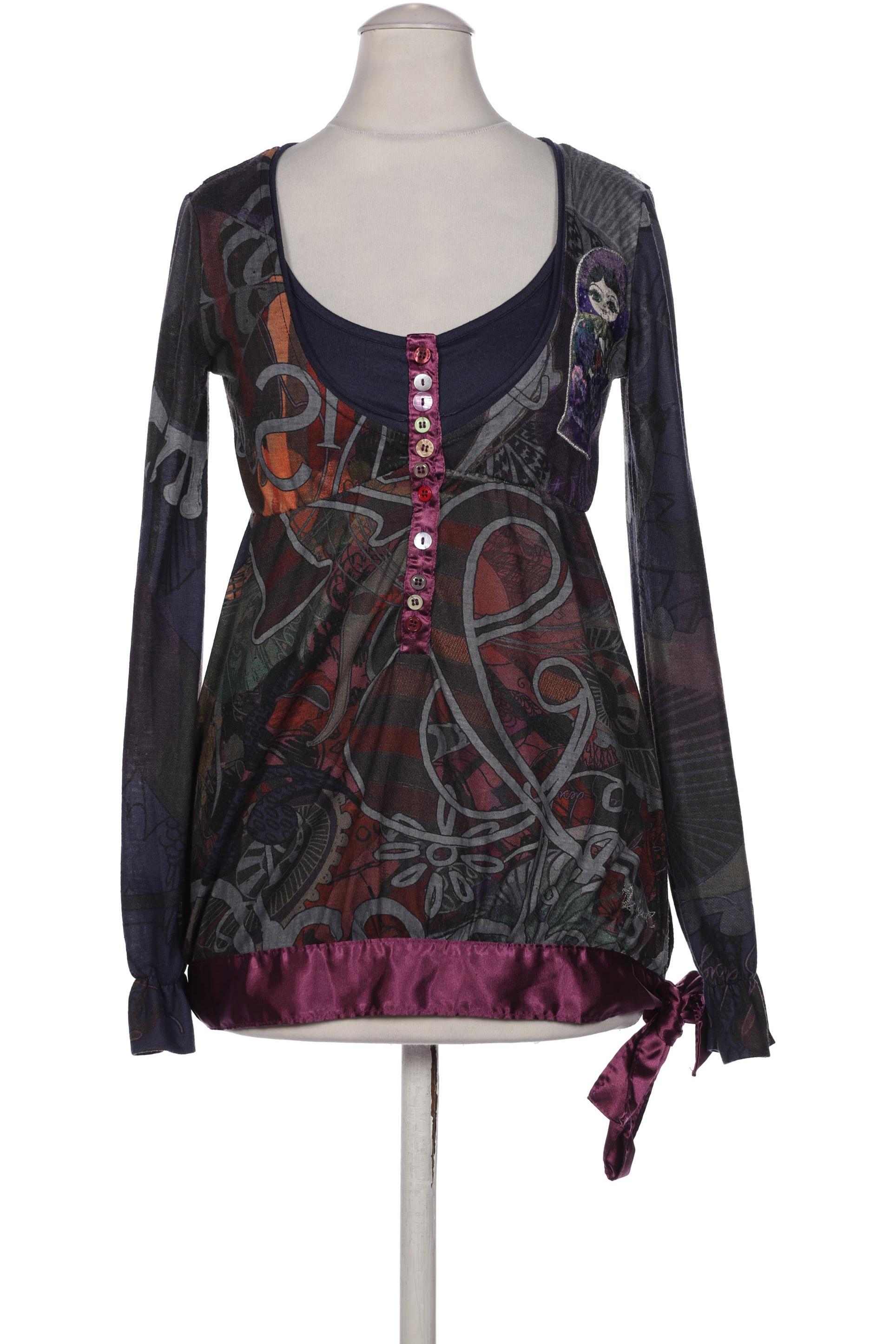 

Desigual Damen Langarmshirt, mehrfarbig, Gr. 34