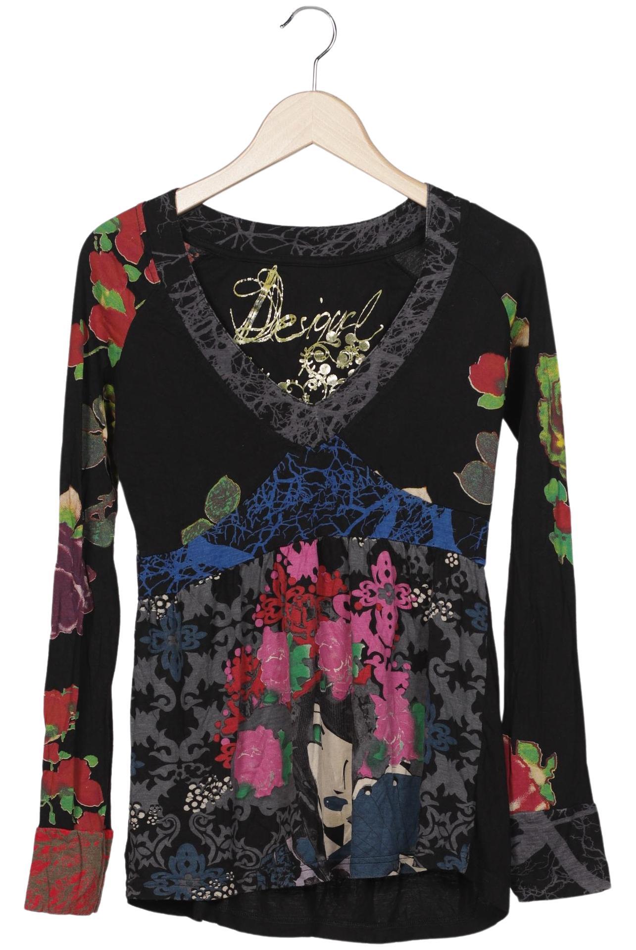 

Desigual Damen Langarmshirt, mehrfarbig, Gr. 42