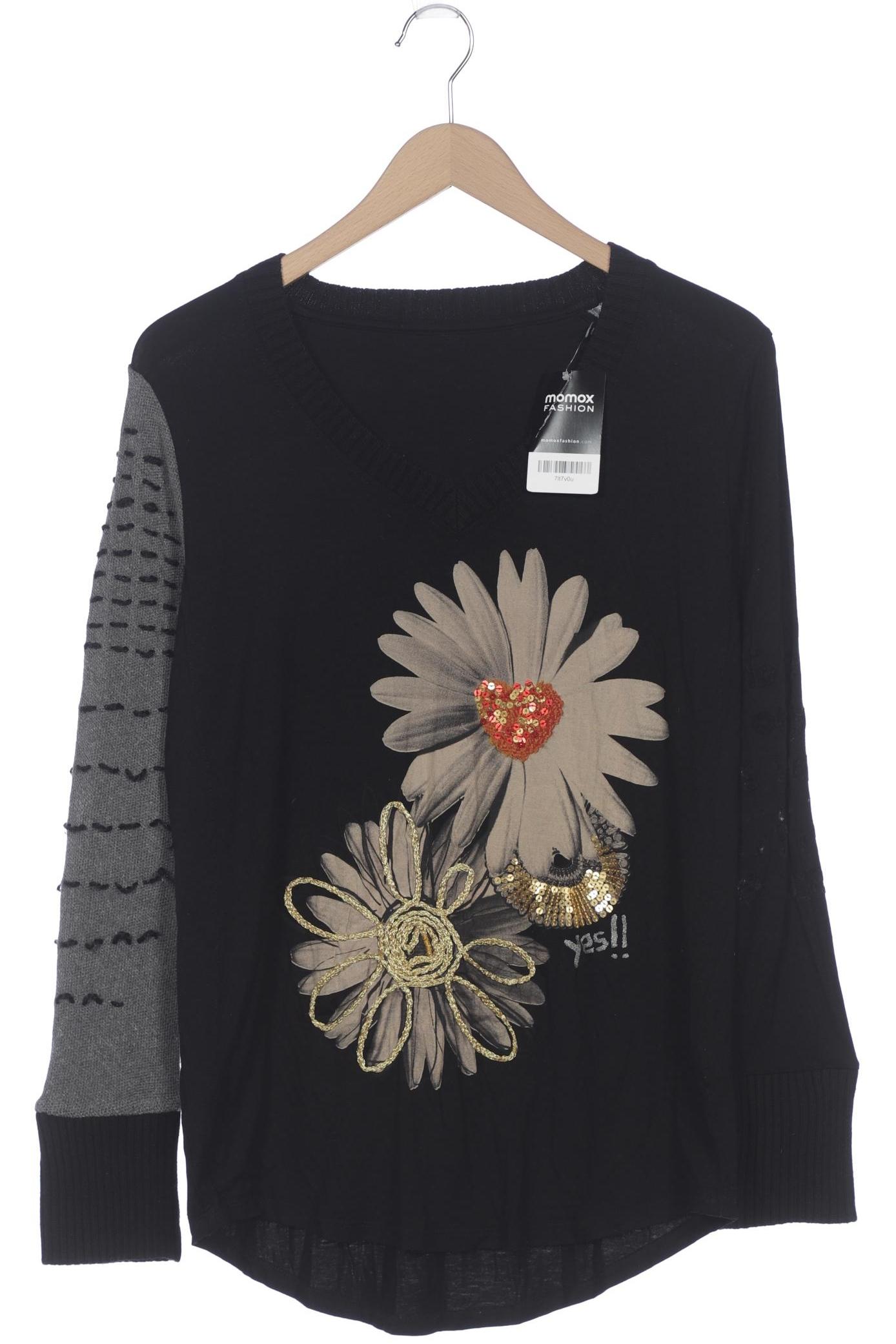 

Desigual Damen Langarmshirt, schwarz, Gr. 42