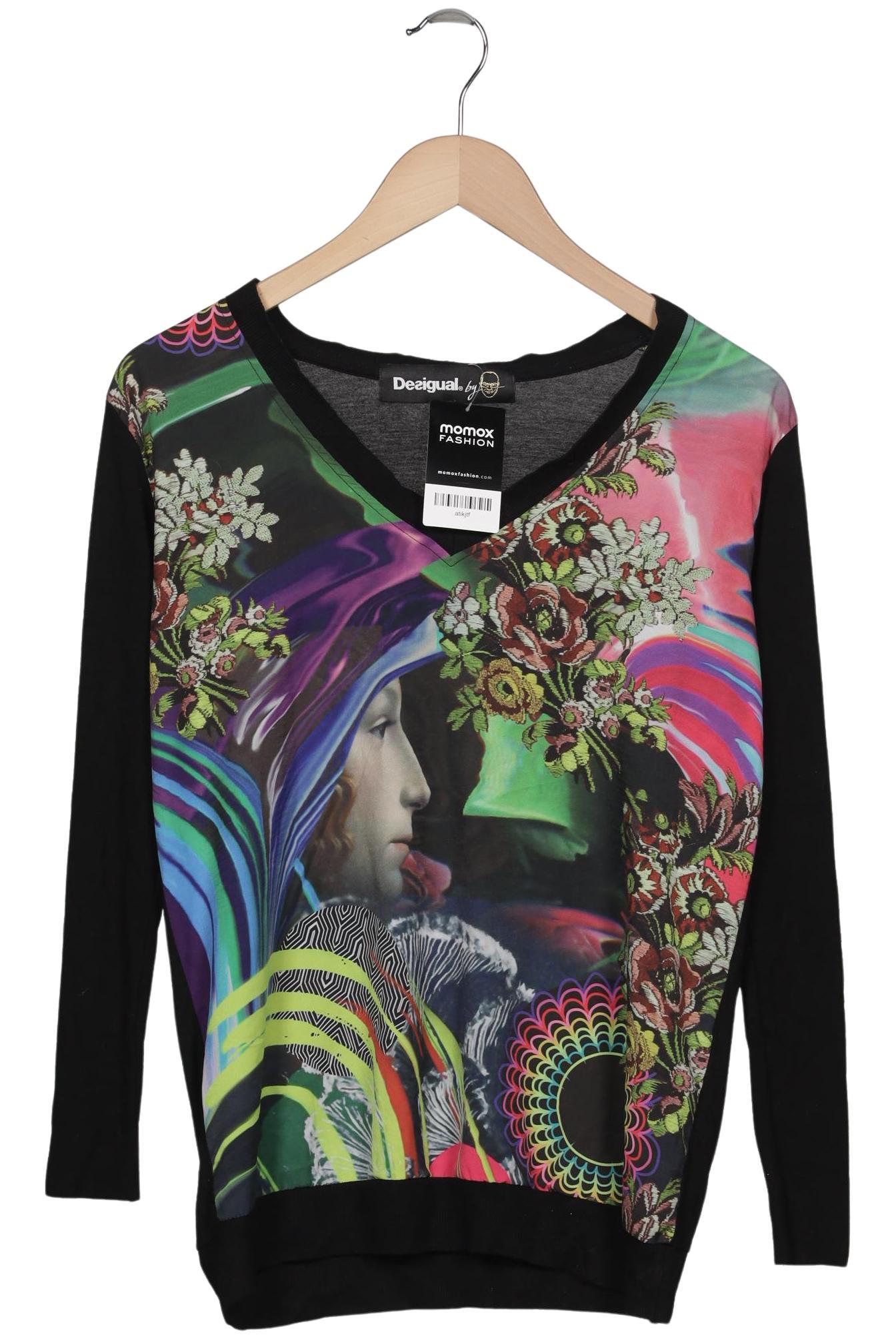 

Desigual Damen Langarmshirt, schwarz, Gr. 38
