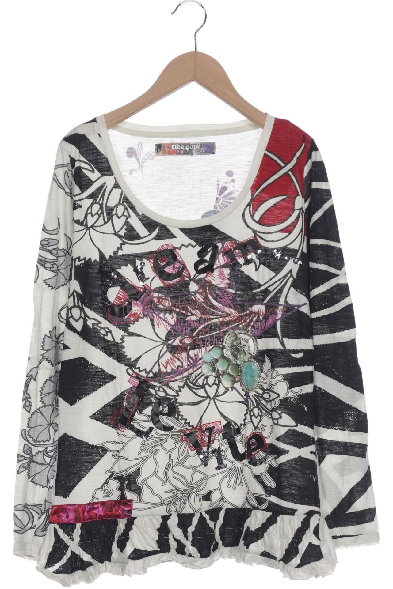 

Desigual Damen Langarmshirt, mehrfarbig, Gr. 42