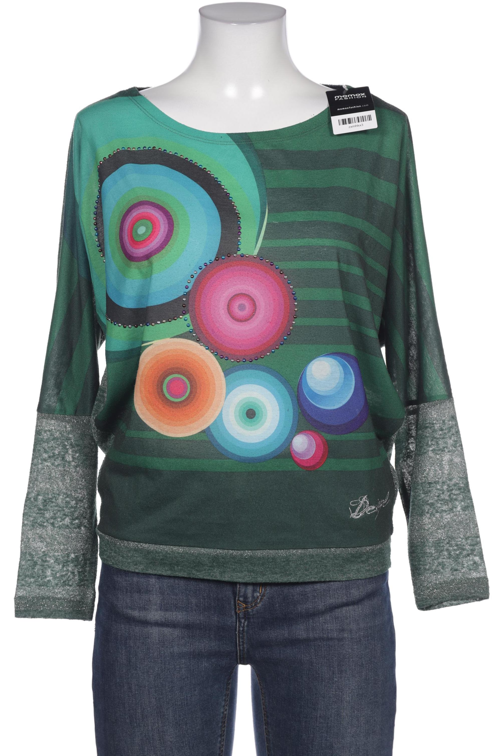 

Desigual Damen Langarmshirt, grün, Gr. 38