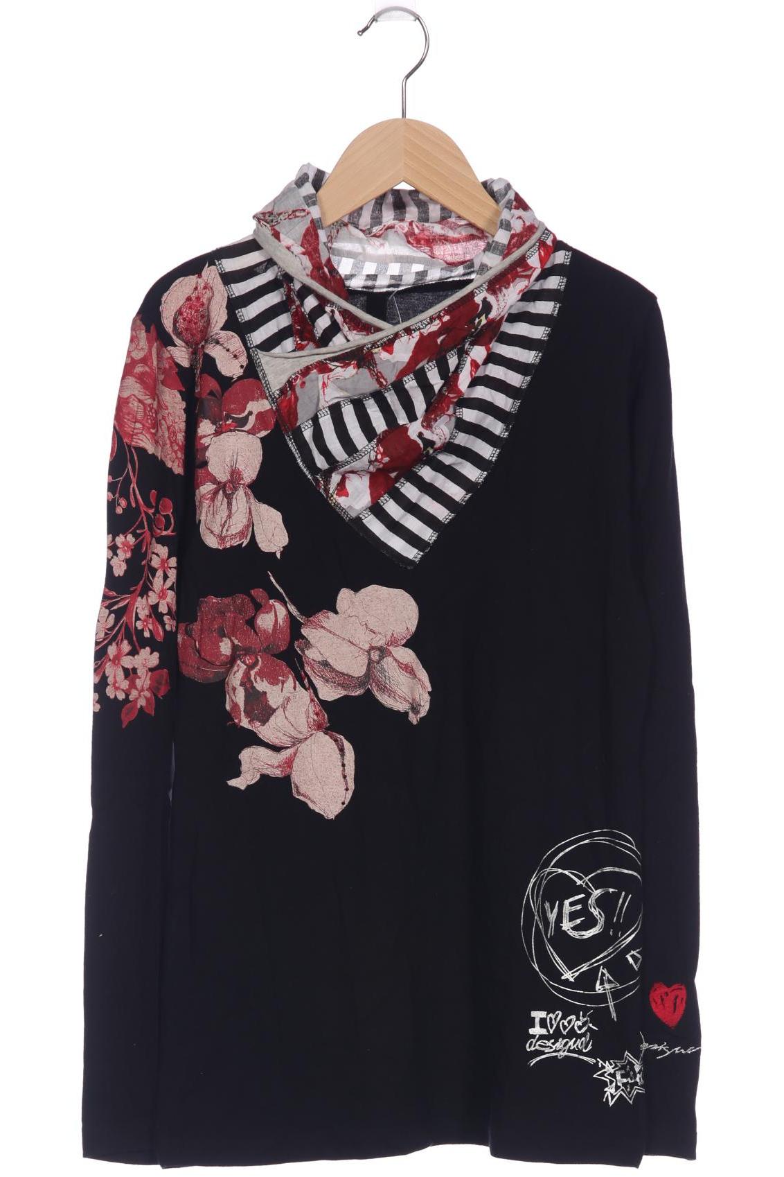 

Desigual Damen Langarmshirt, schwarz, Gr. 36