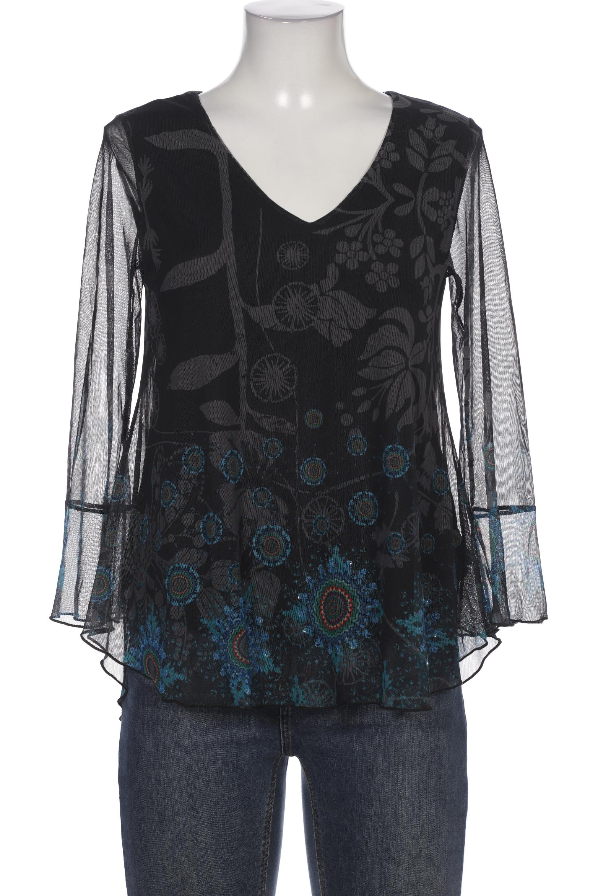 

Desigual Damen Langarmshirt, schwarz, Gr. 38