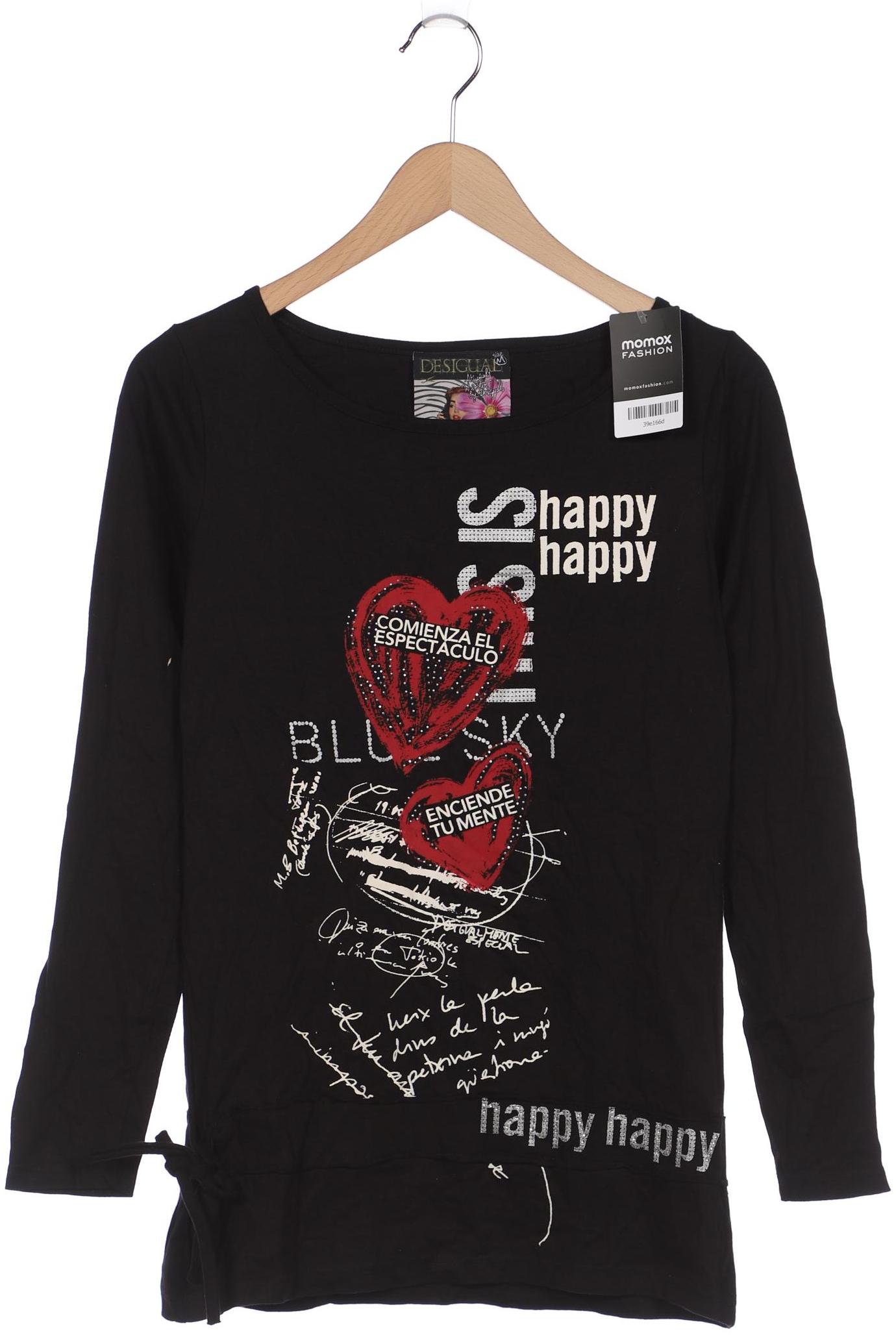 

Desigual Damen Langarmshirt, schwarz, Gr. 38