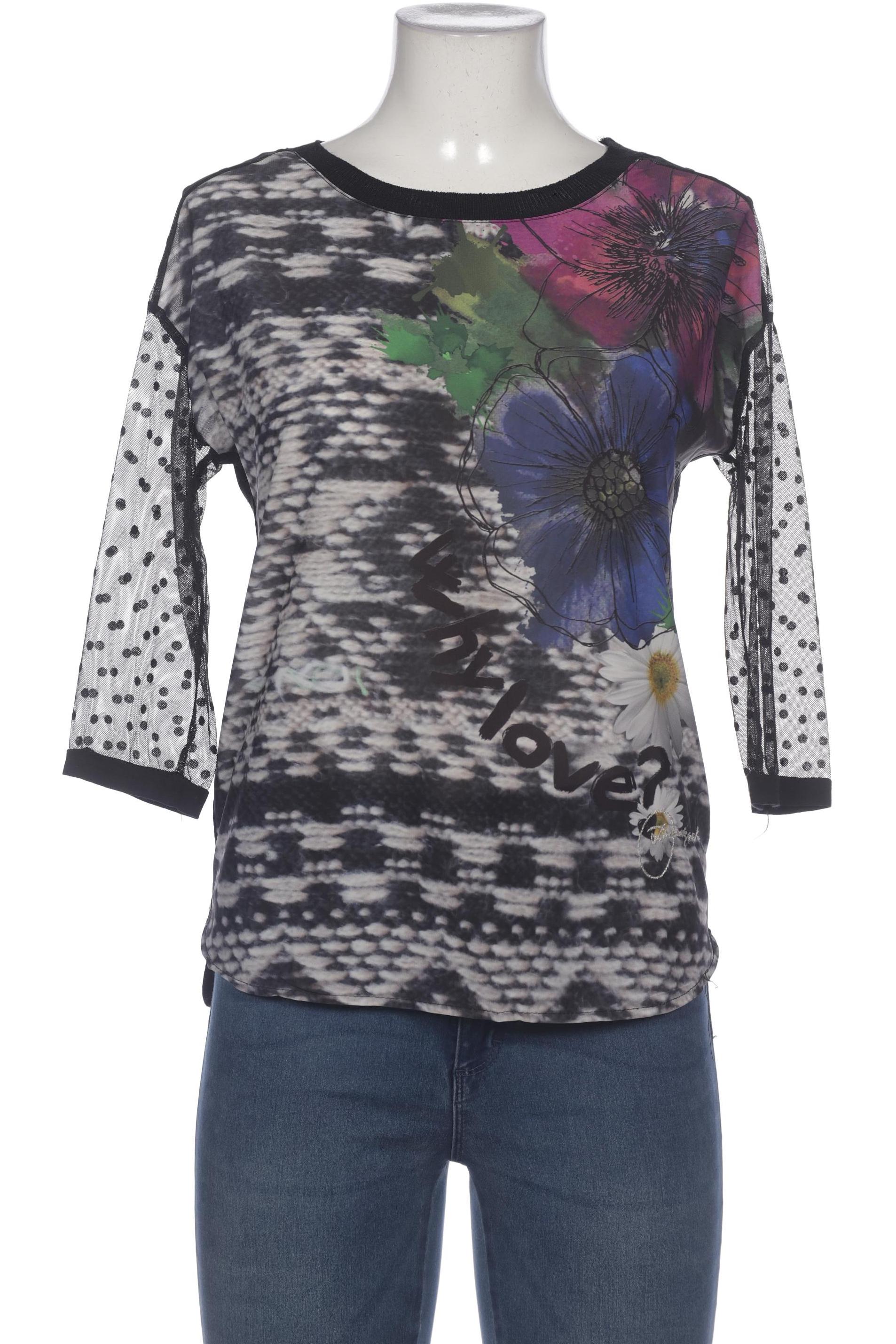 

Desigual Damen Langarmshirt, schwarz, Gr. 38