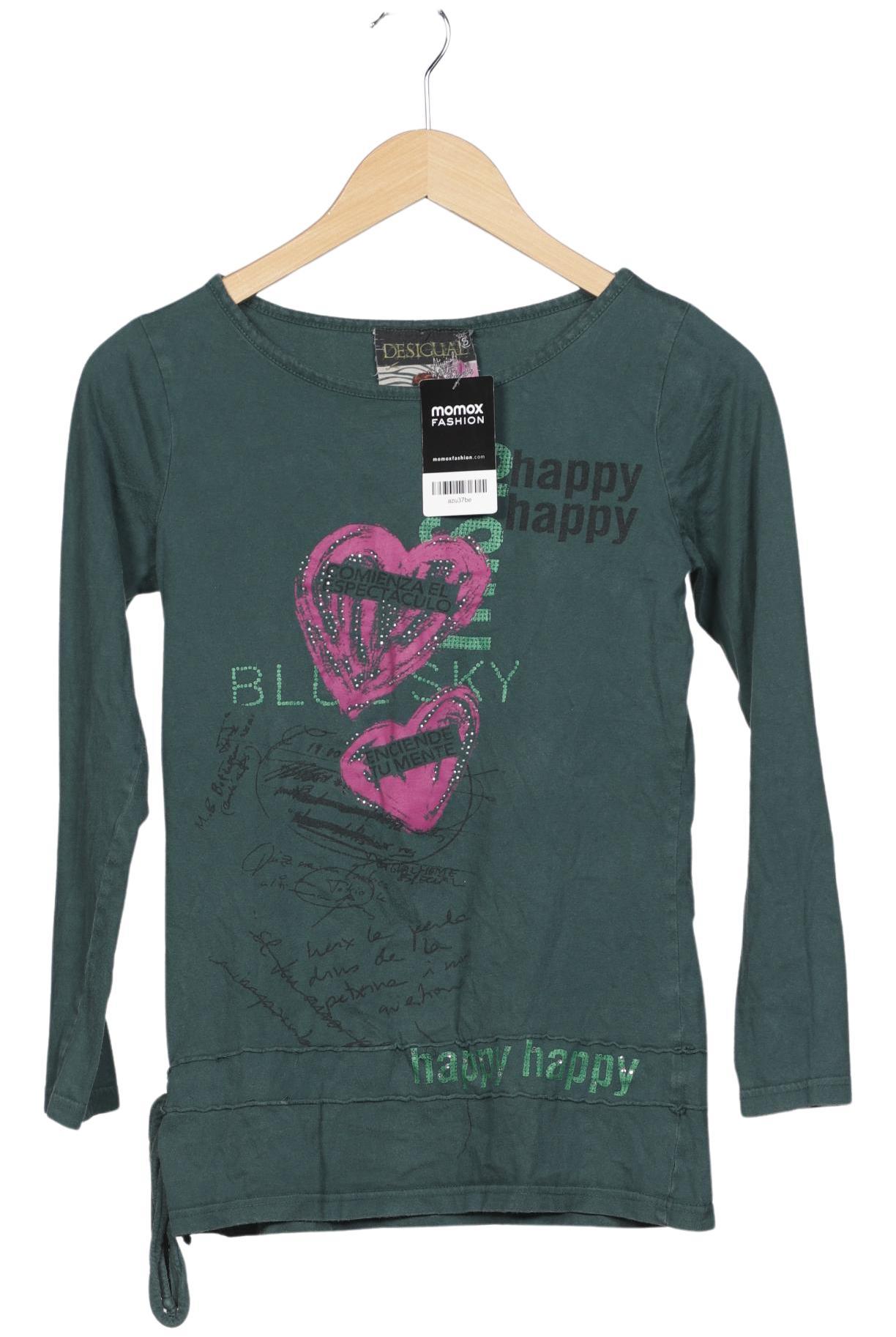 

Desigual Damen Langarmshirt, grün, Gr. 36