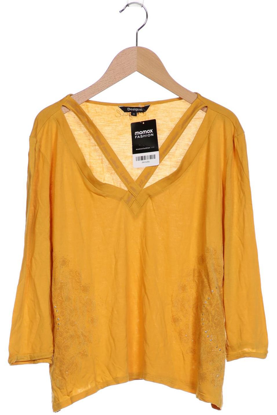 

Desigual Damen Langarmshirt, gelb, Gr. 38