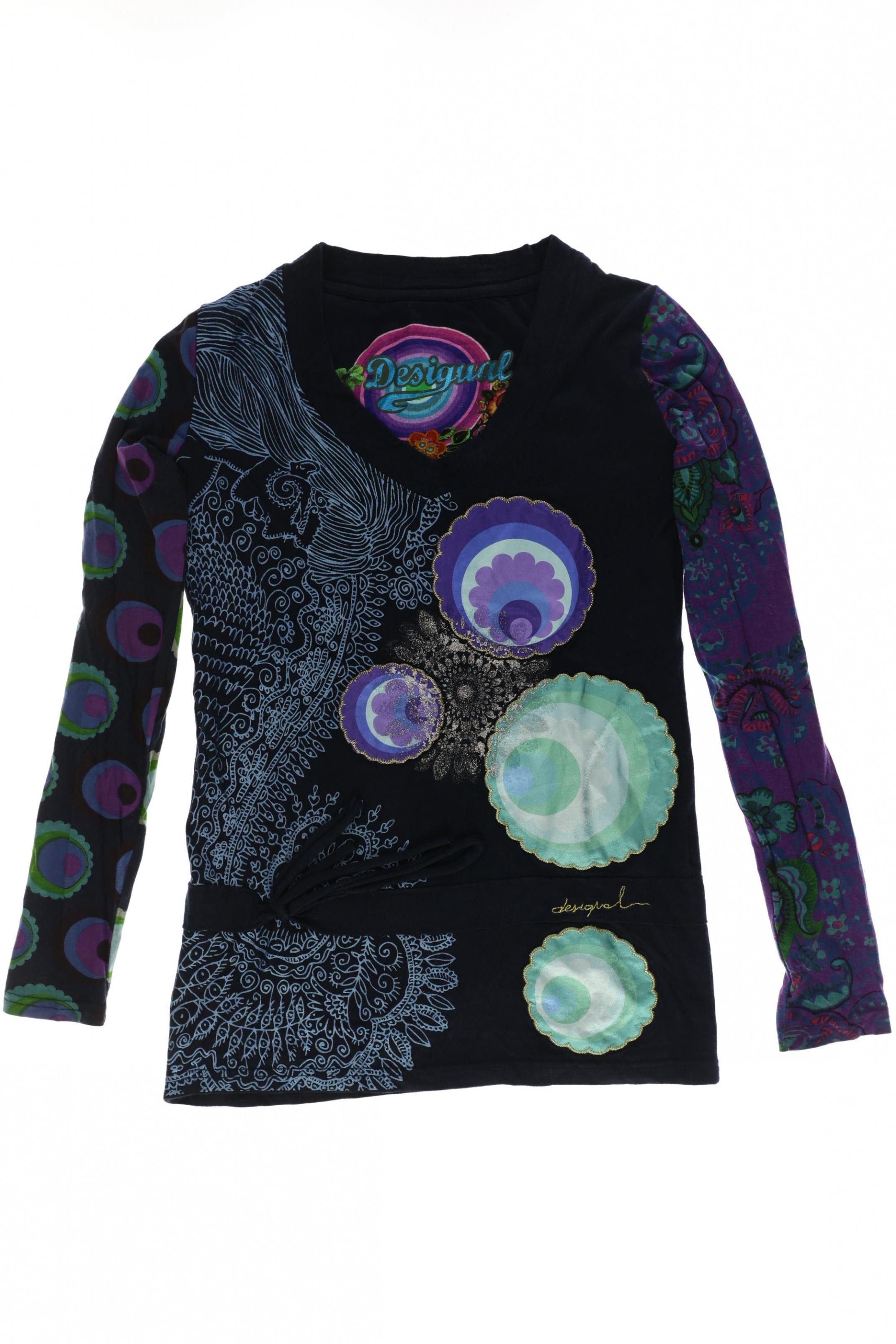 

Desigual Damen Langarmshirt, blau, Gr.