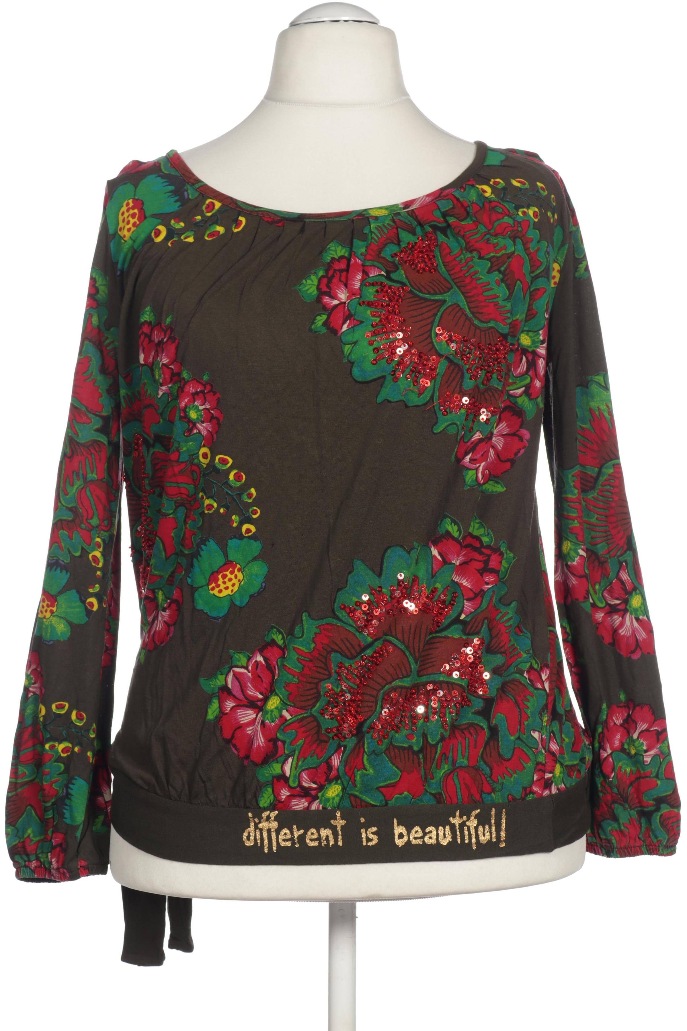

Desigual Damen Langarmshirt, grün, Gr.