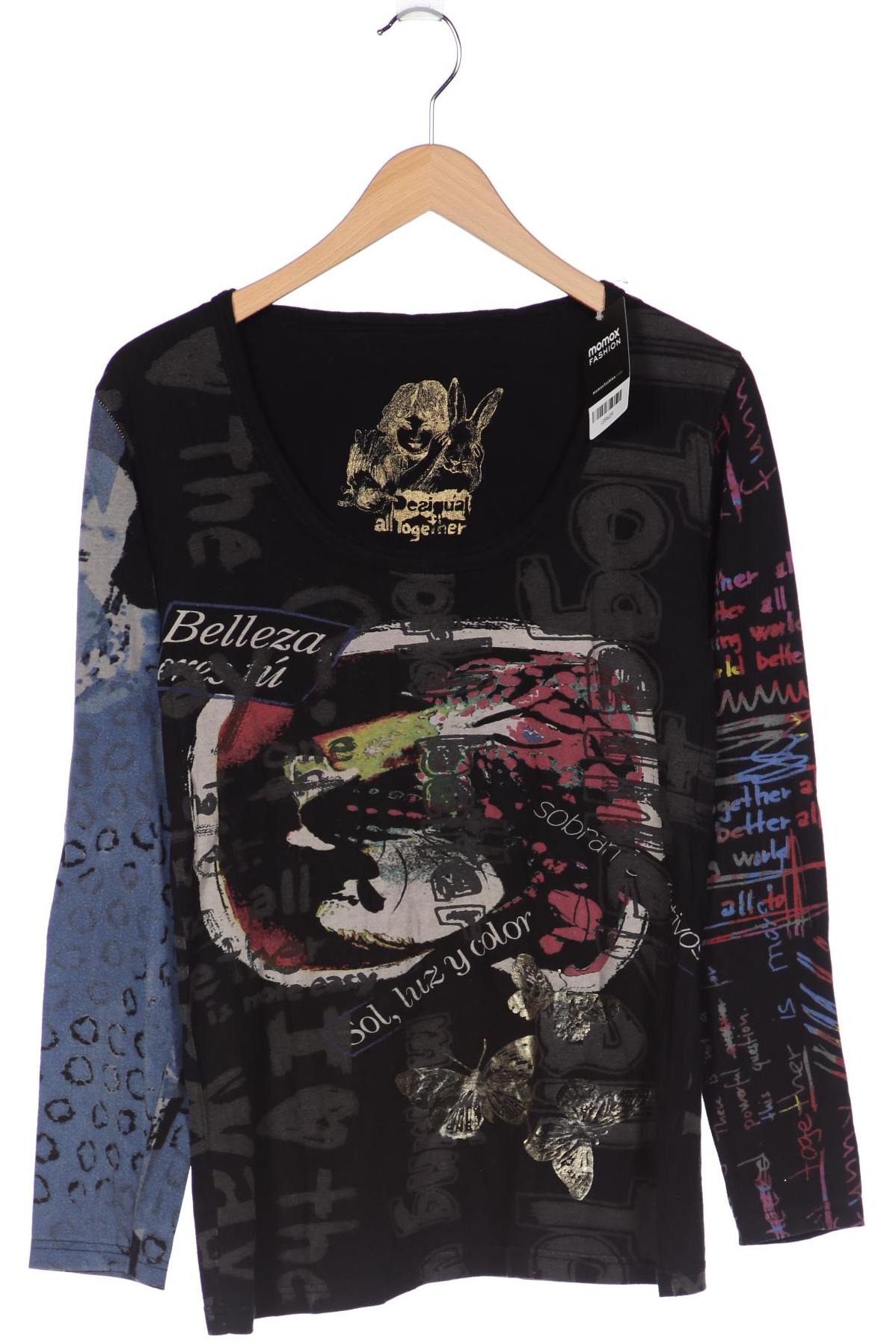 

Desigual Damen Langarmshirt, schwarz, Gr. 44