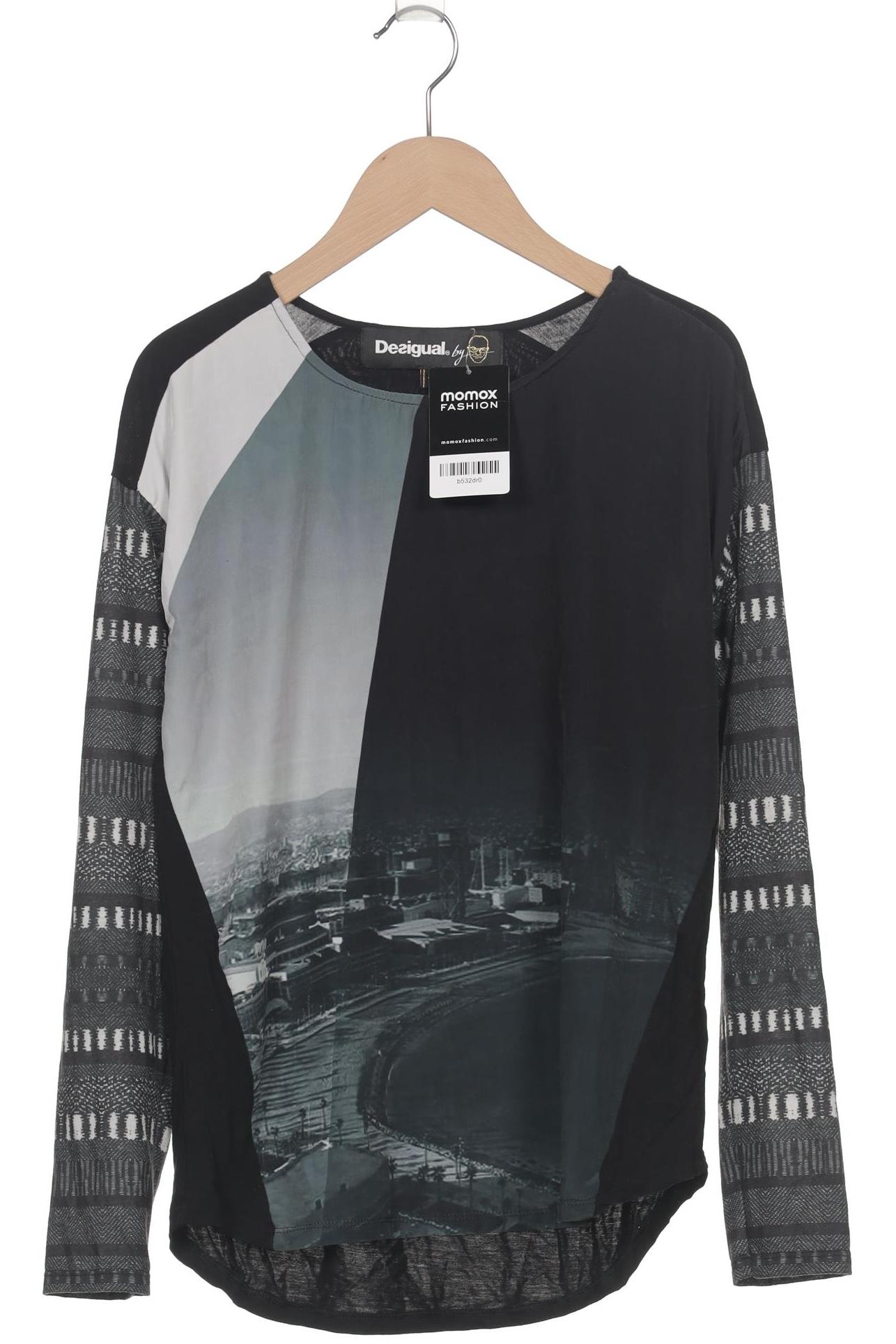 

Desigual Damen Langarmshirt, schwarz, Gr. 36