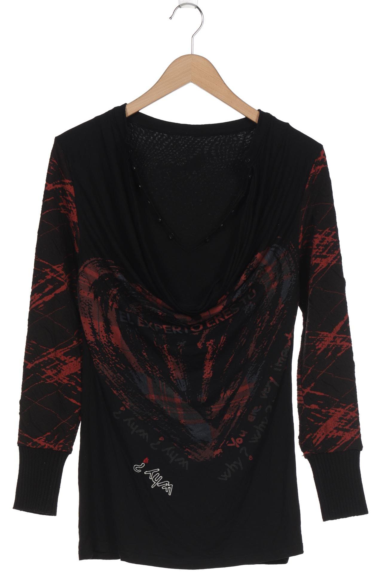 

Desigual Damen Langarmshirt, schwarz, Gr. 42