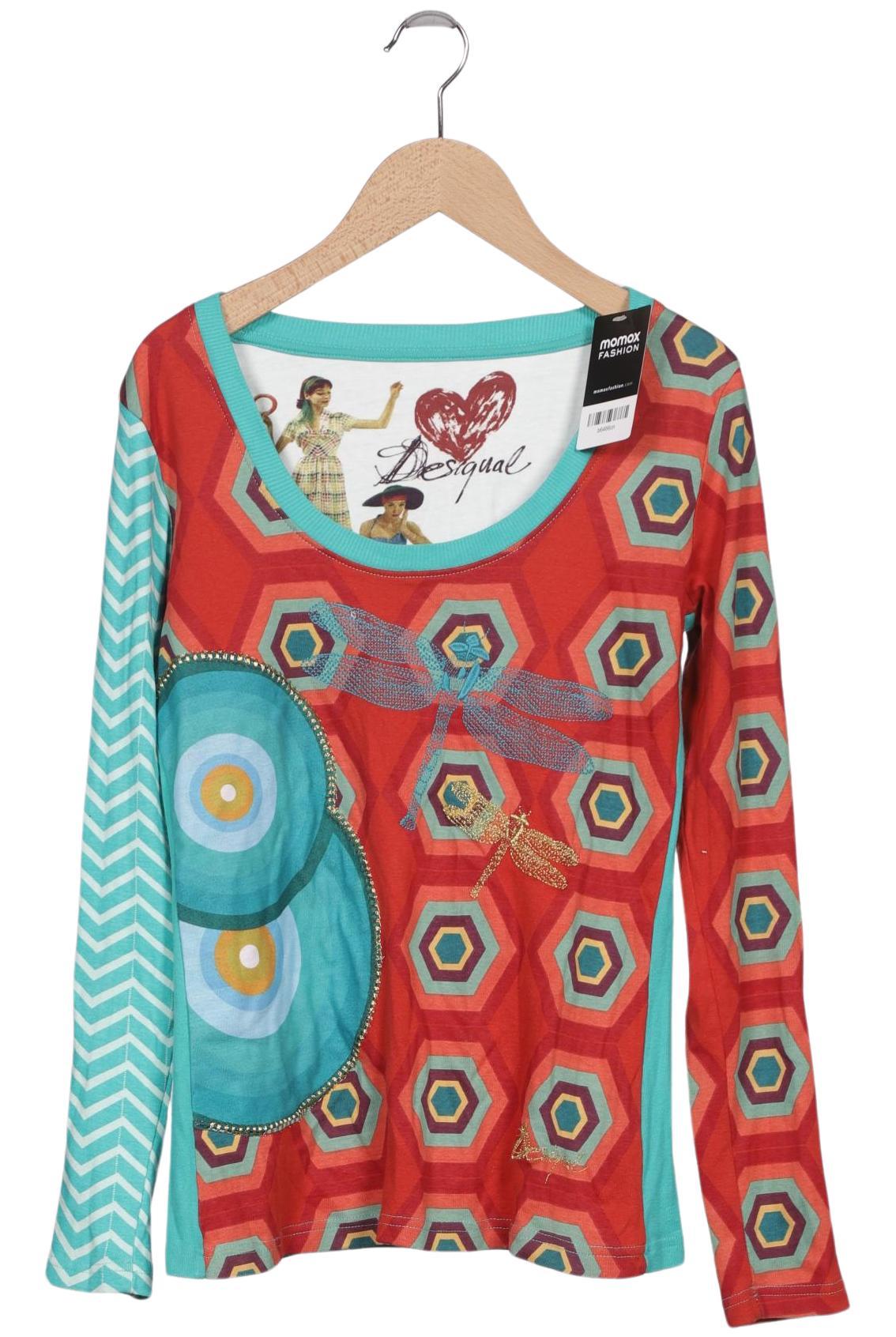 

Desigual Damen Langarmshirt, mehrfarbig, Gr. 36