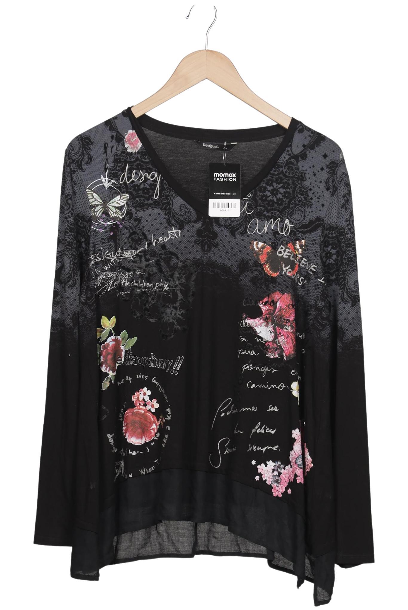 

Desigual Damen Langarmshirt, schwarz, Gr. 44