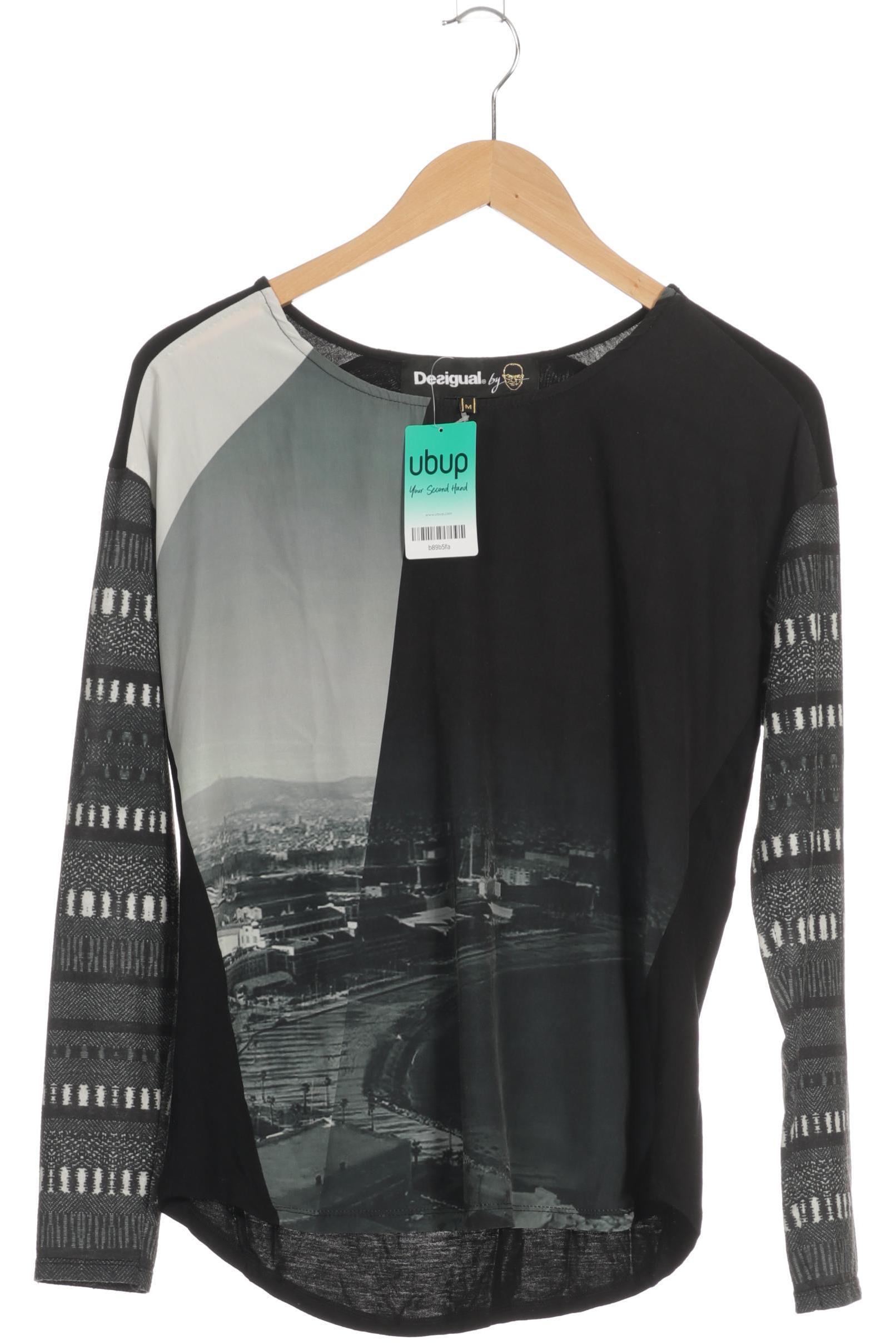 

Desigual Damen Langarmshirt, schwarz, Gr.