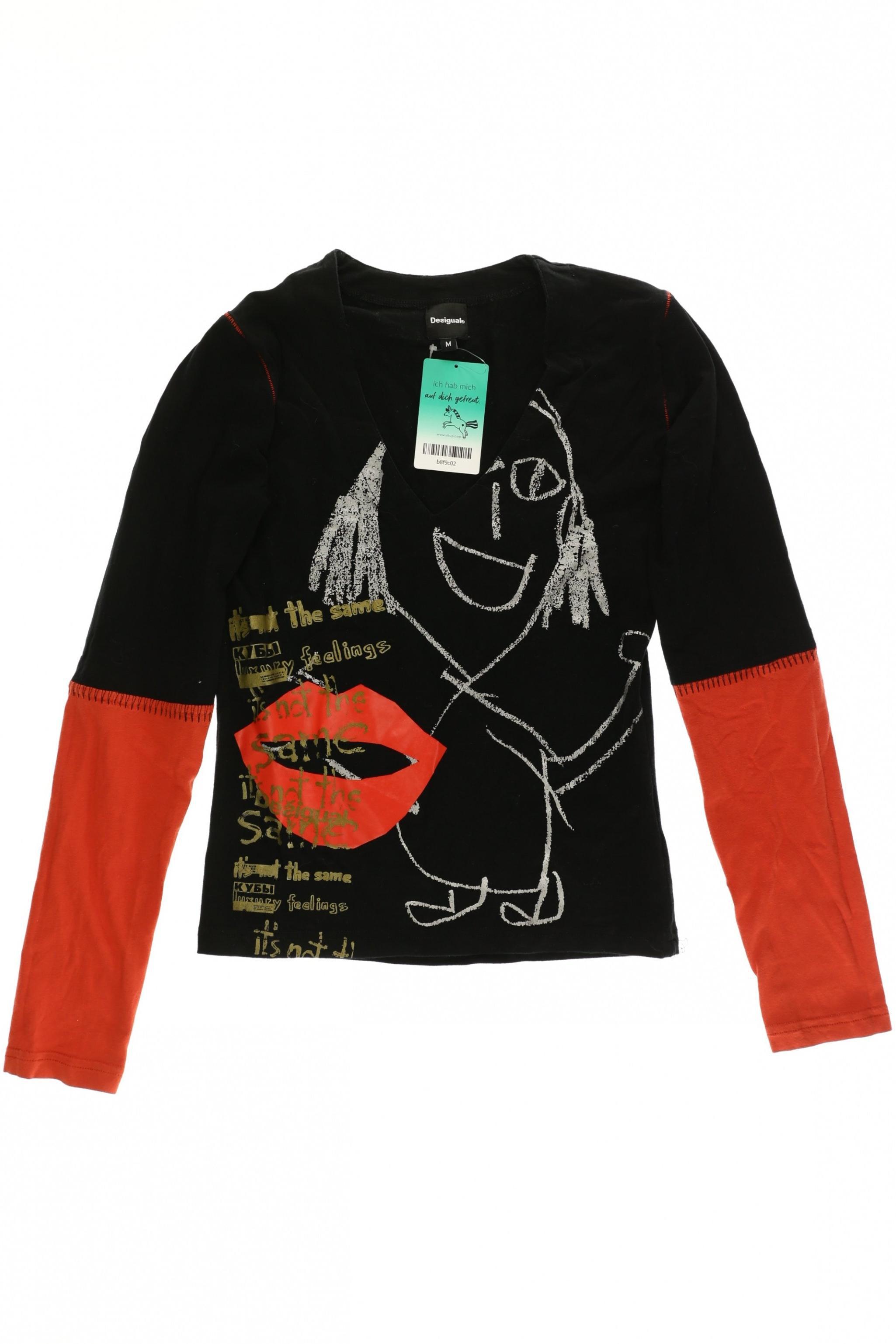 

Desigual Damen Langarmshirt, schwarz, Gr.