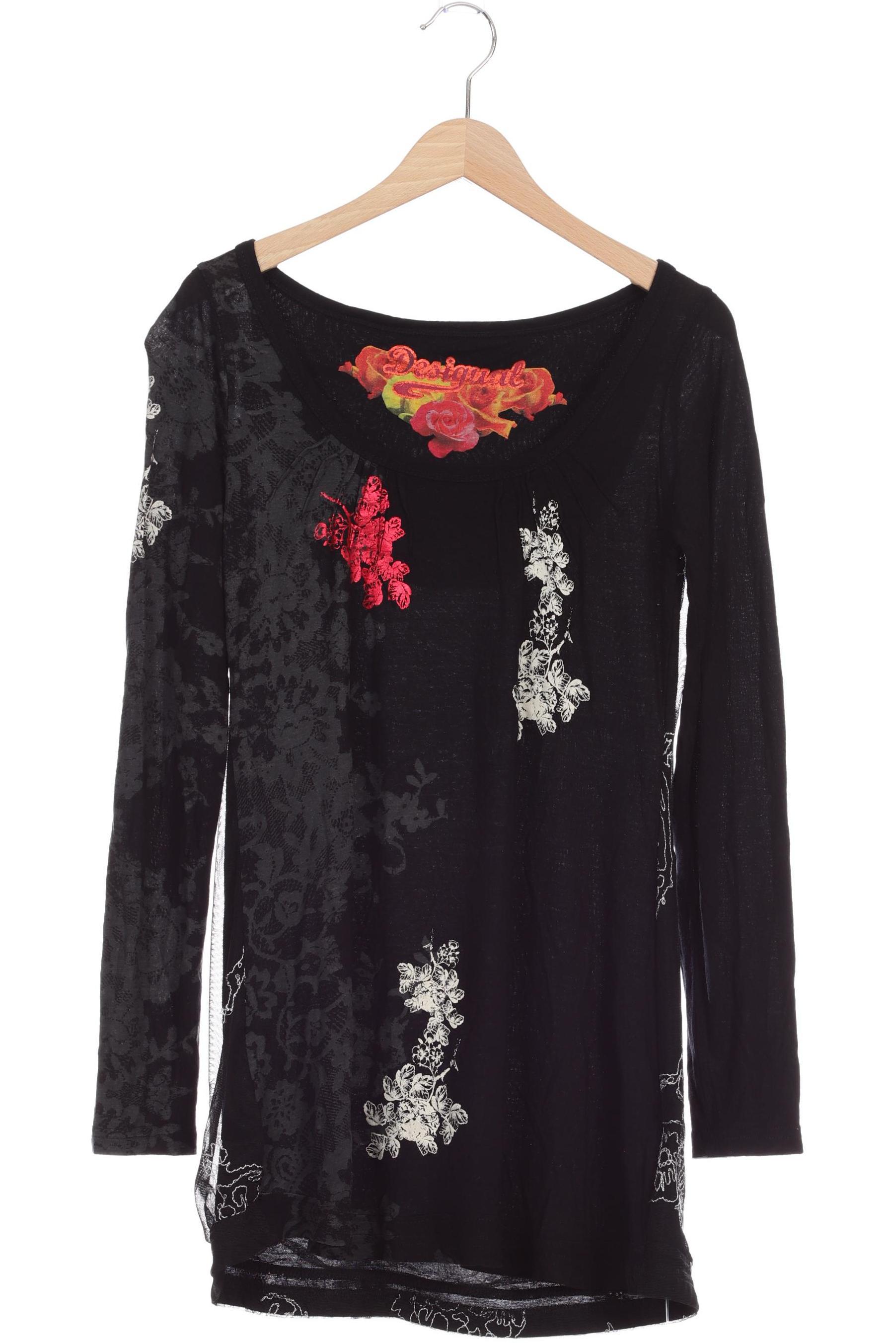 

Desigual Damen Langarmshirt, schwarz, Gr.