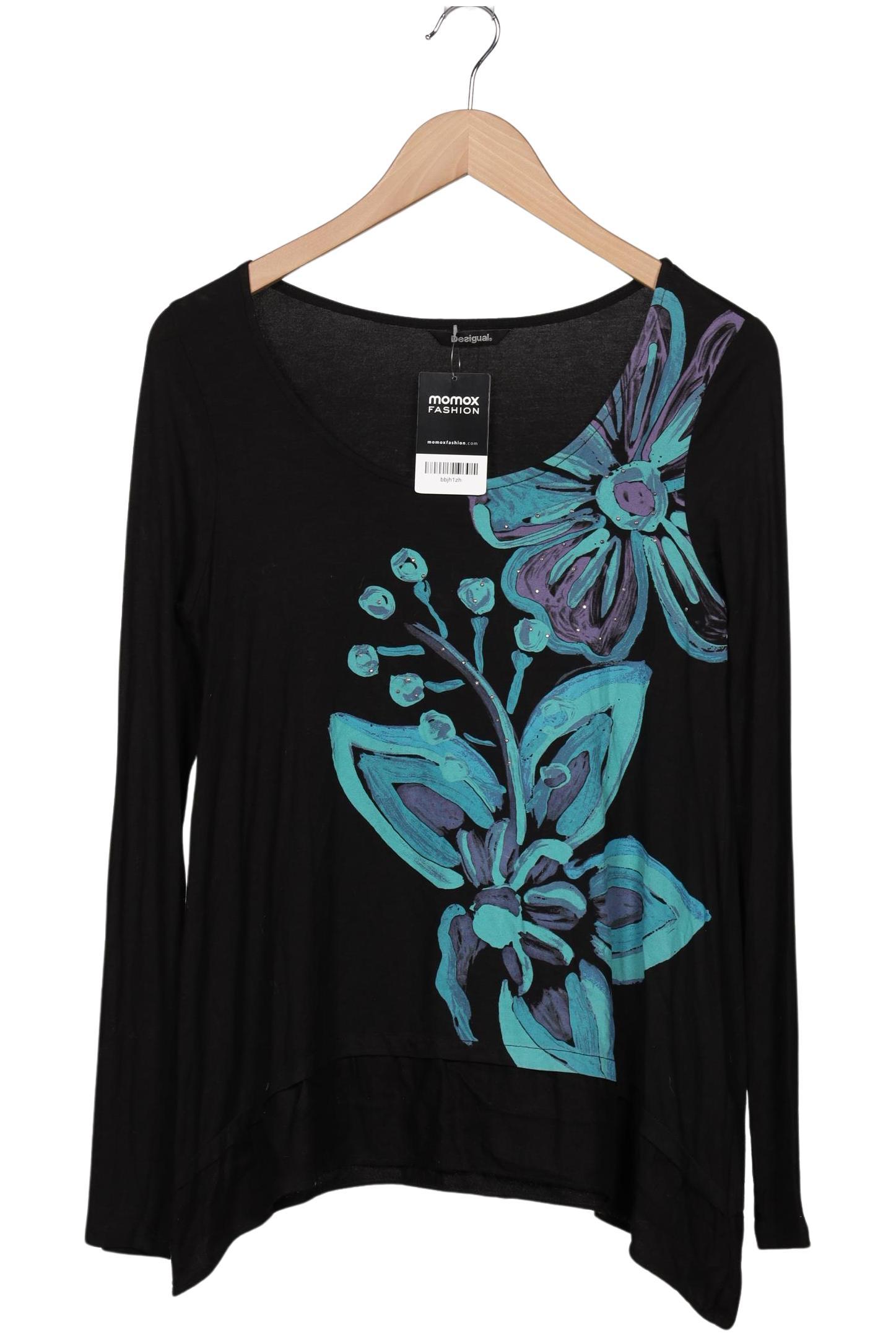 

Desigual Damen Langarmshirt, schwarz, Gr. 36