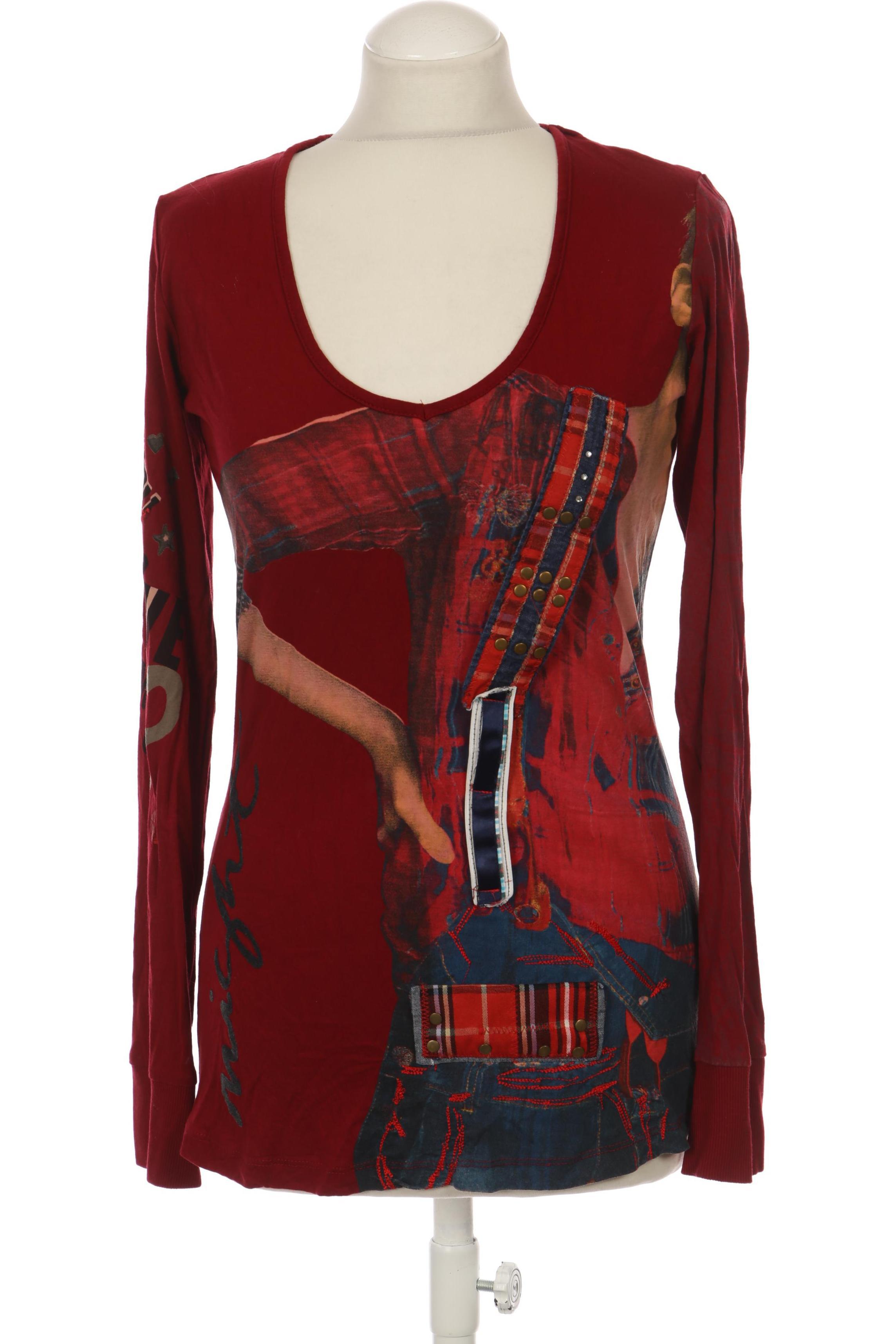 

Desigual Damen Langarmshirt, rot, Gr.