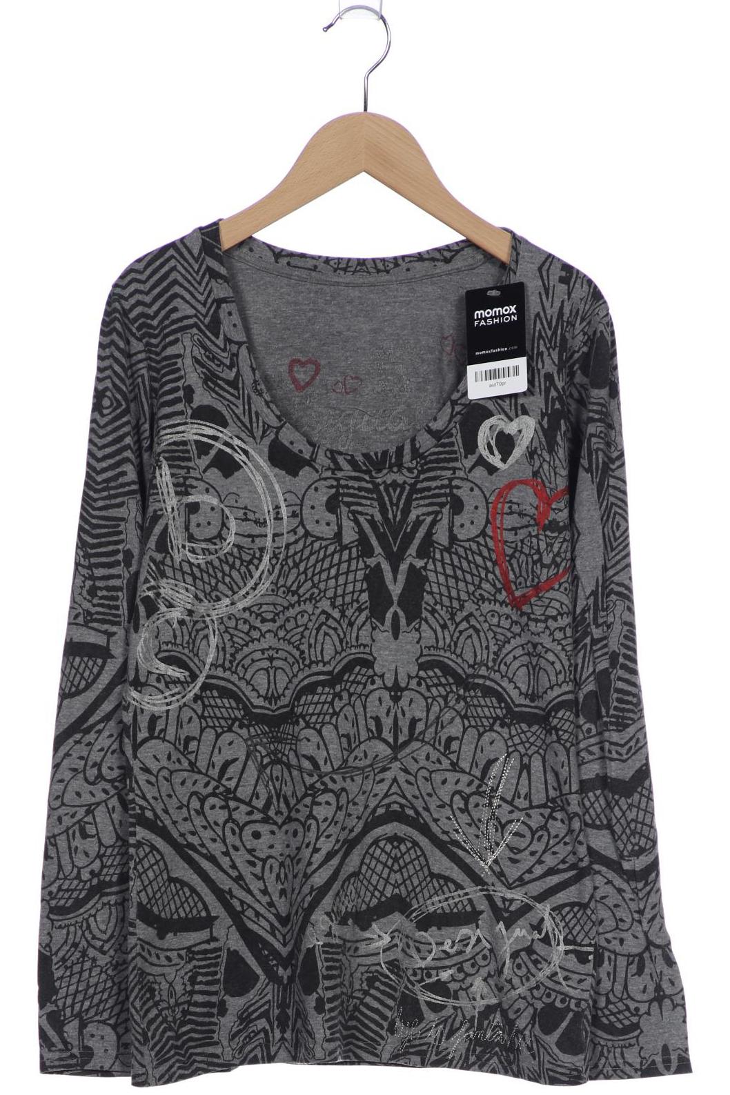 

Desigual Damen Langarmshirt, grau, Gr. 42