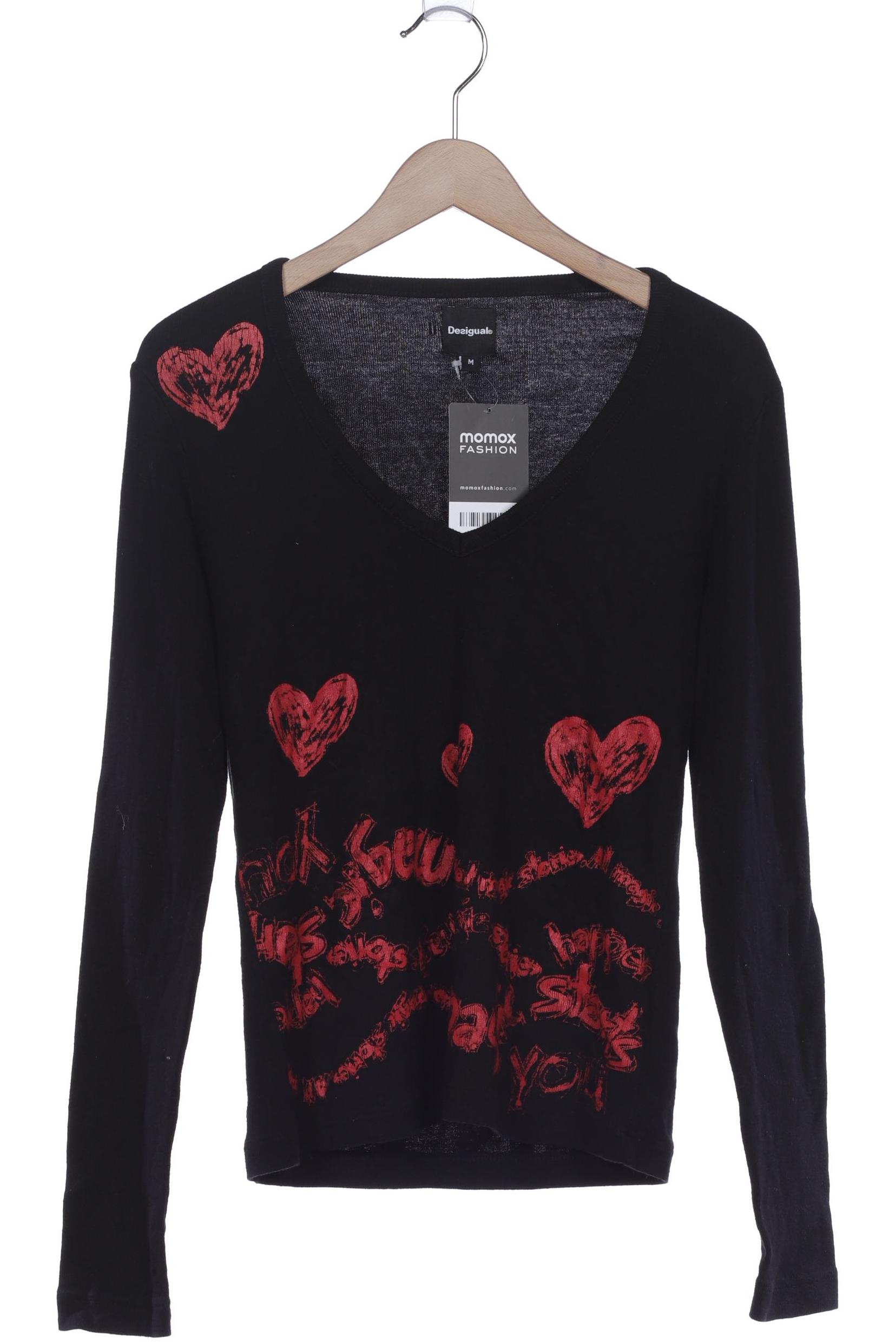 

Desigual Damen Langarmshirt, schwarz, Gr. 38