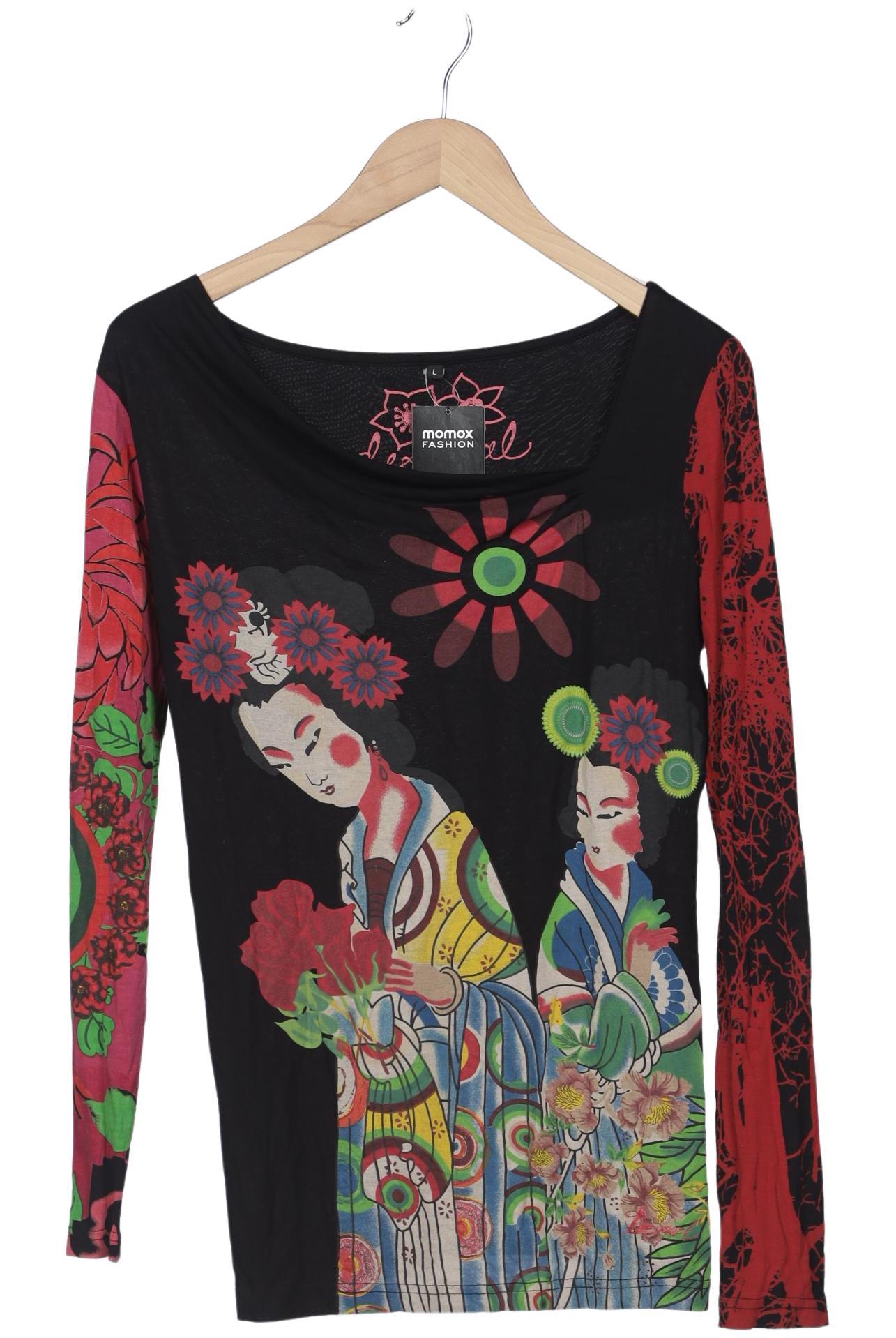

Desigual Damen Langarmshirt, mehrfarbig, Gr. 42