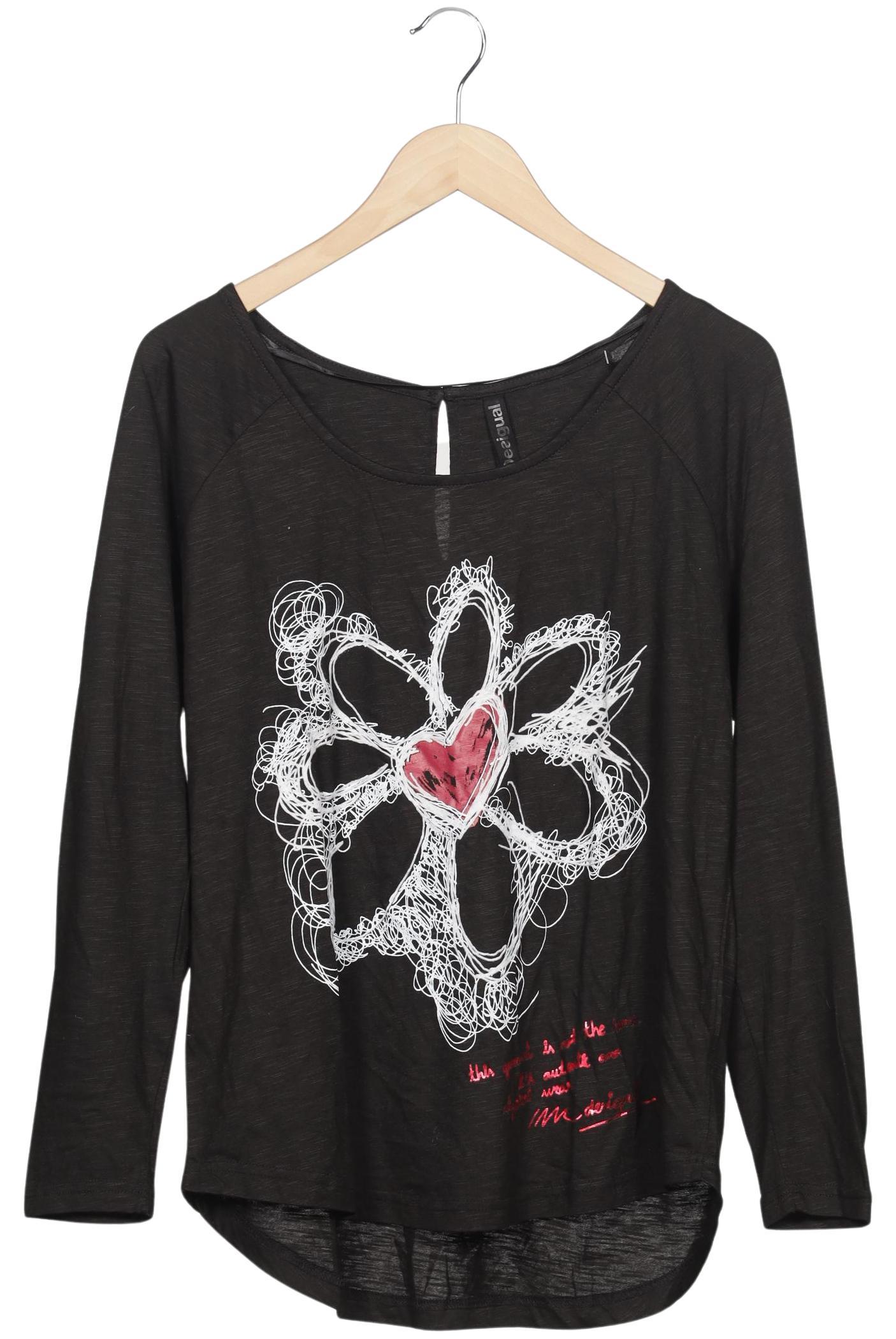 

Desigual Damen Langarmshirt, schwarz, Gr. 42