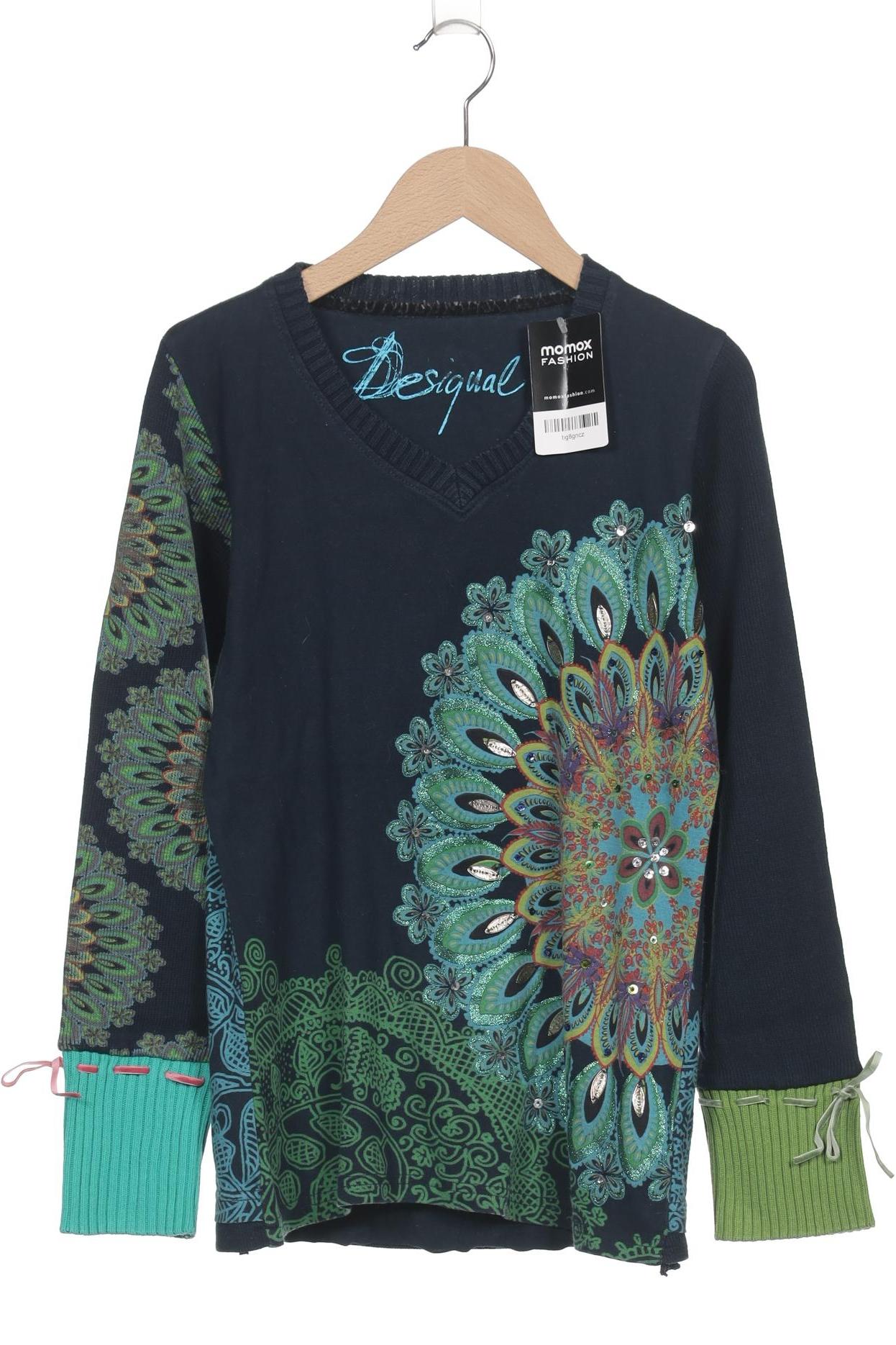 

Desigual Damen Langarmshirt, marineblau, Gr. 42