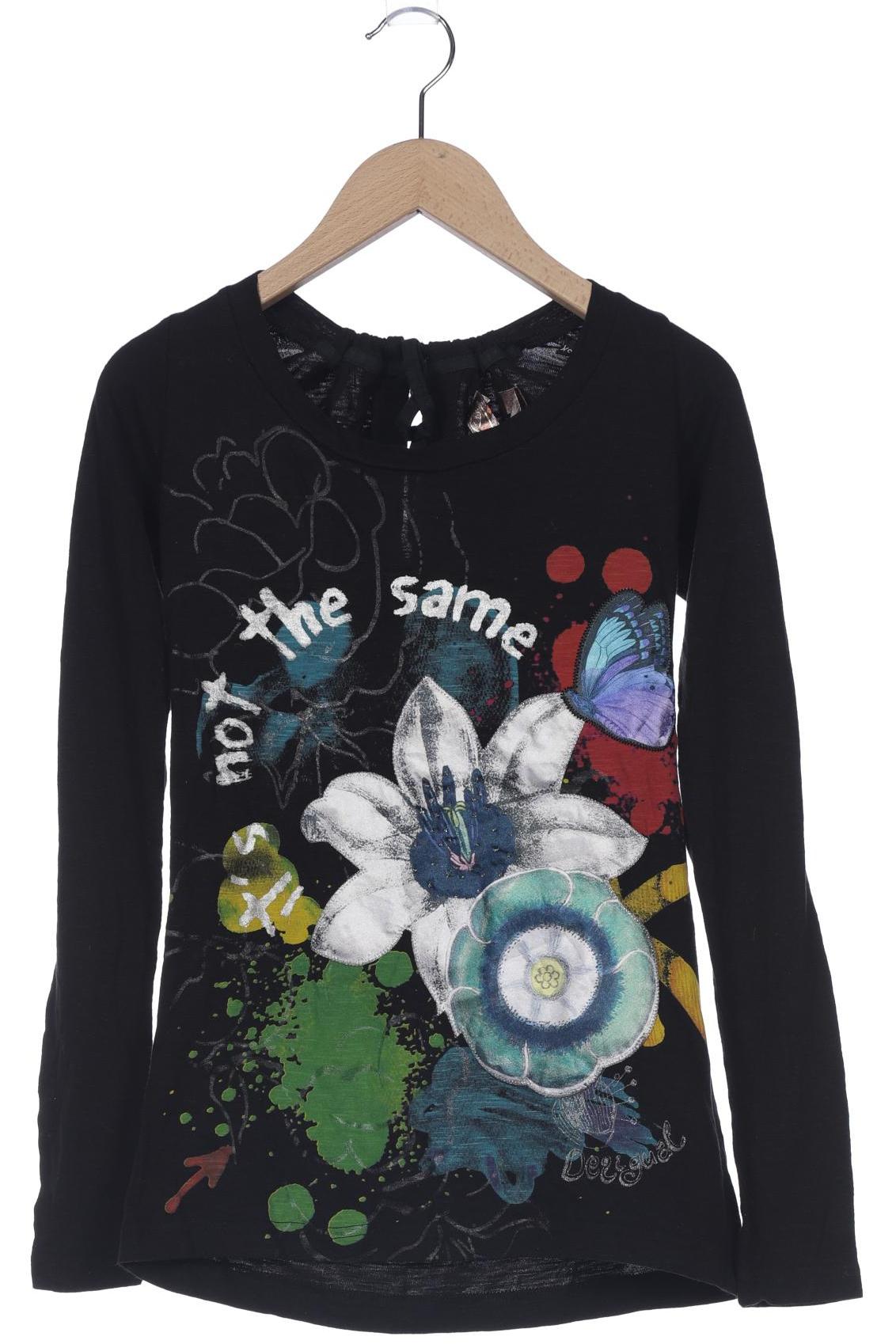

Desigual Damen Langarmshirt, schwarz, Gr. 34