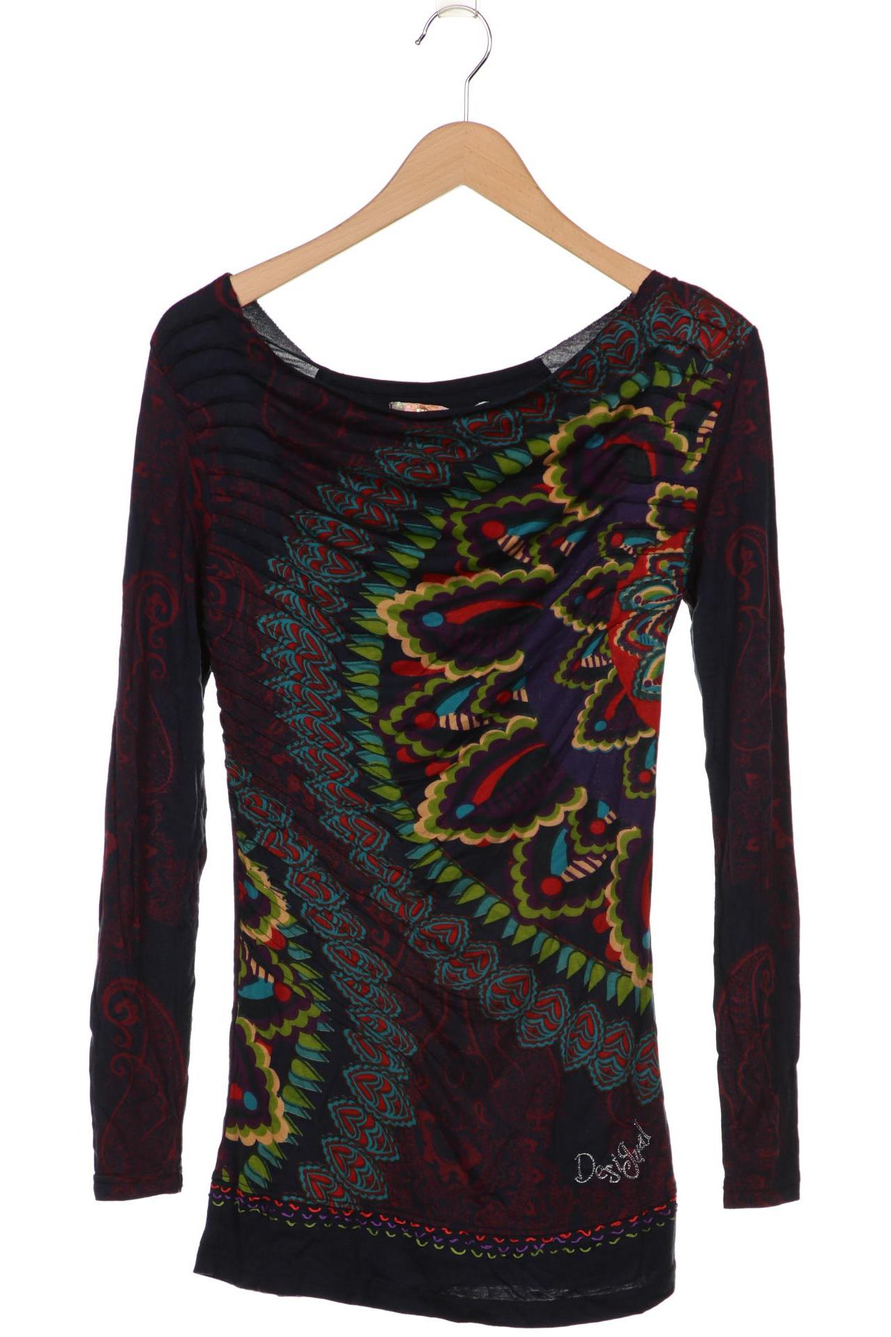 

Desigual Damen Langarmshirt, marineblau, Gr. 36