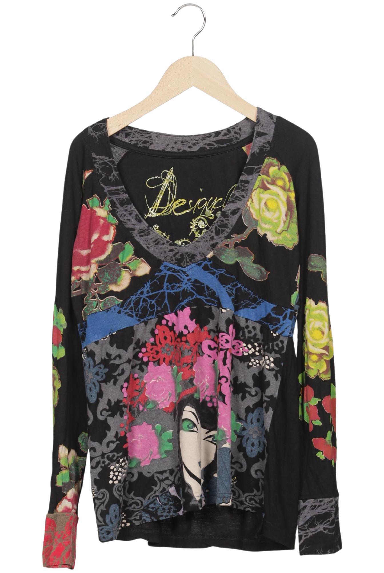 

Desigual Damen Langarmshirt, mehrfarbig, Gr. 38