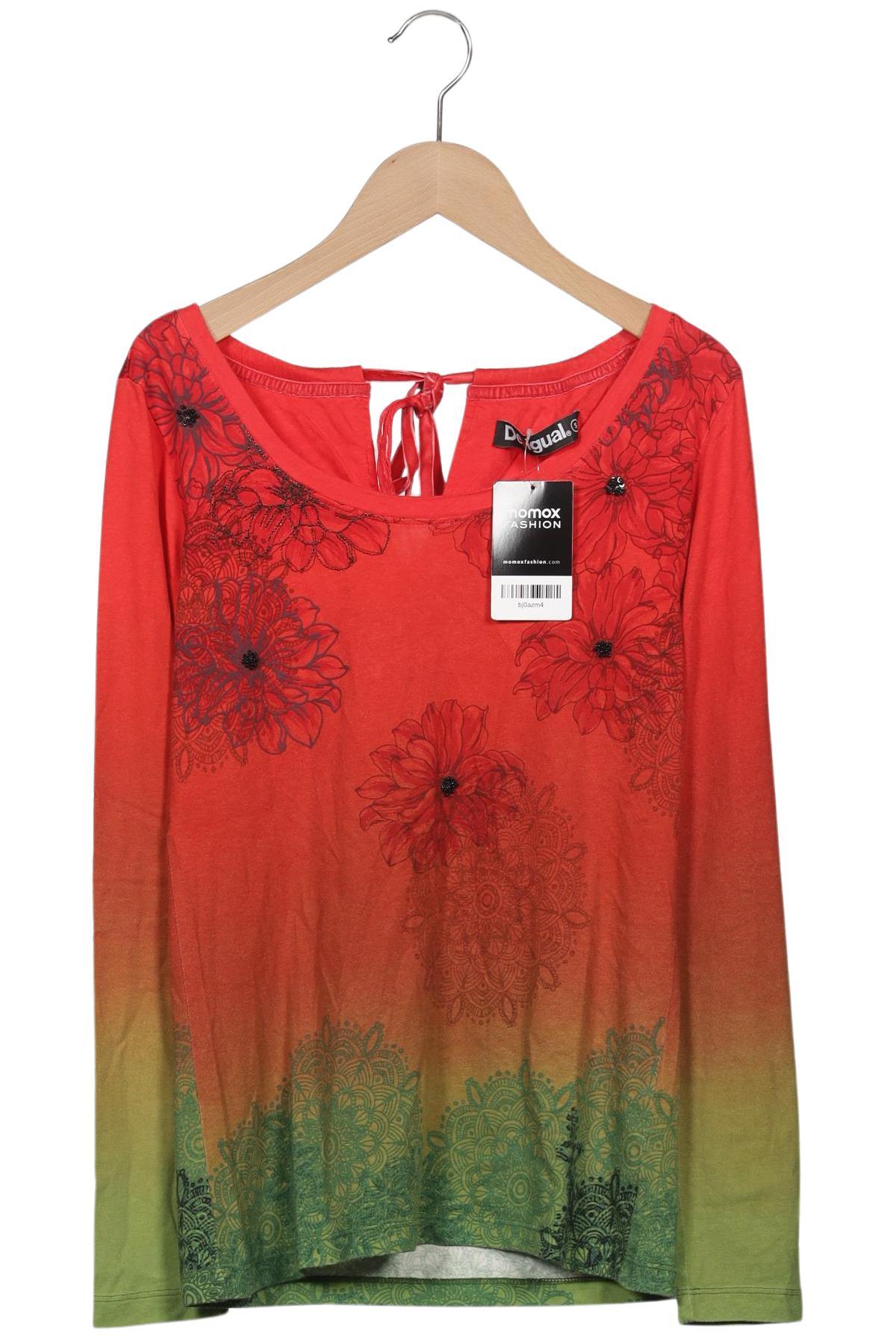 

Desigual Damen Langarmshirt, mehrfarbig, Gr. 36