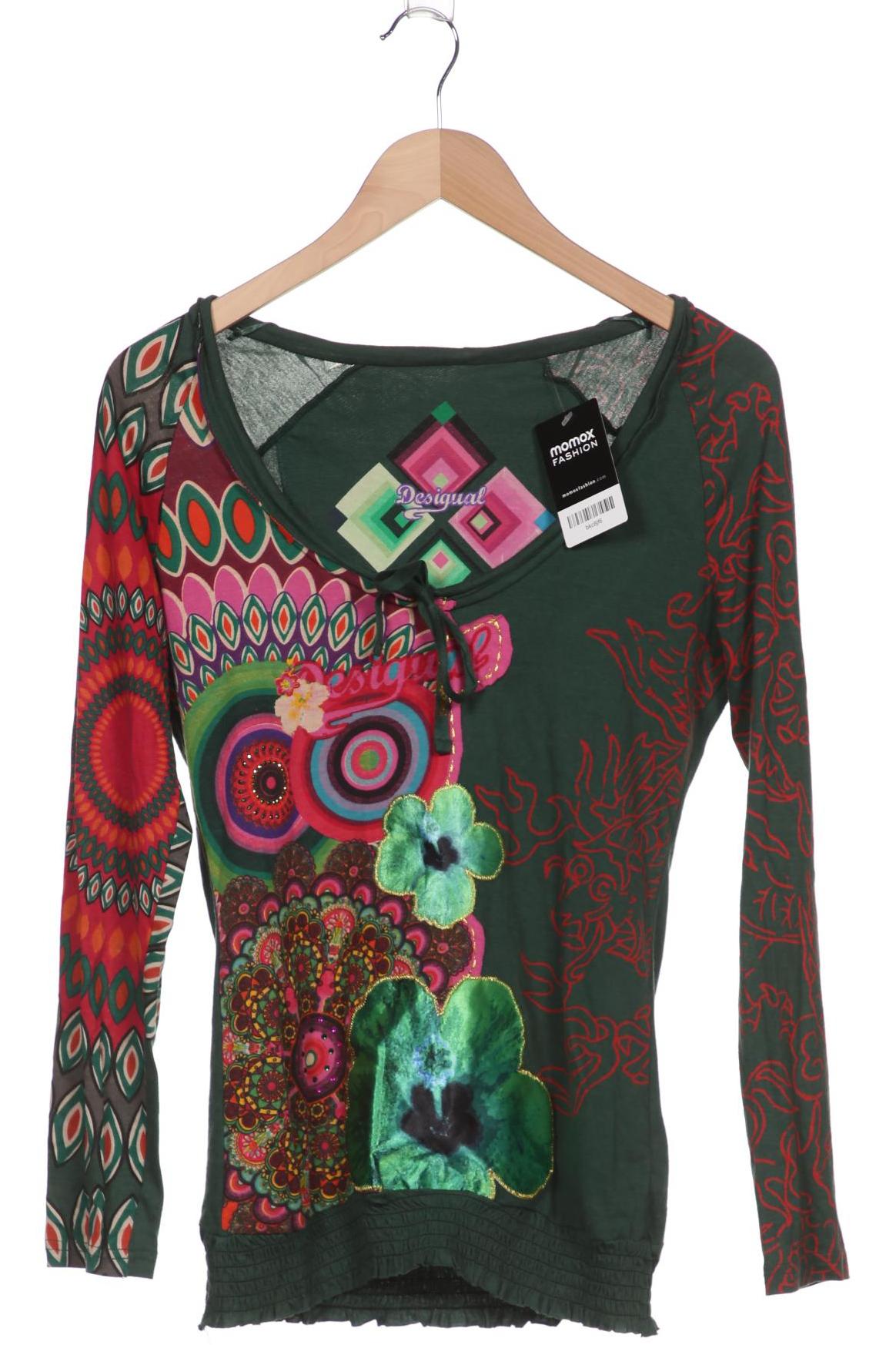 

Desigual Damen Langarmshirt, grün, Gr. 42