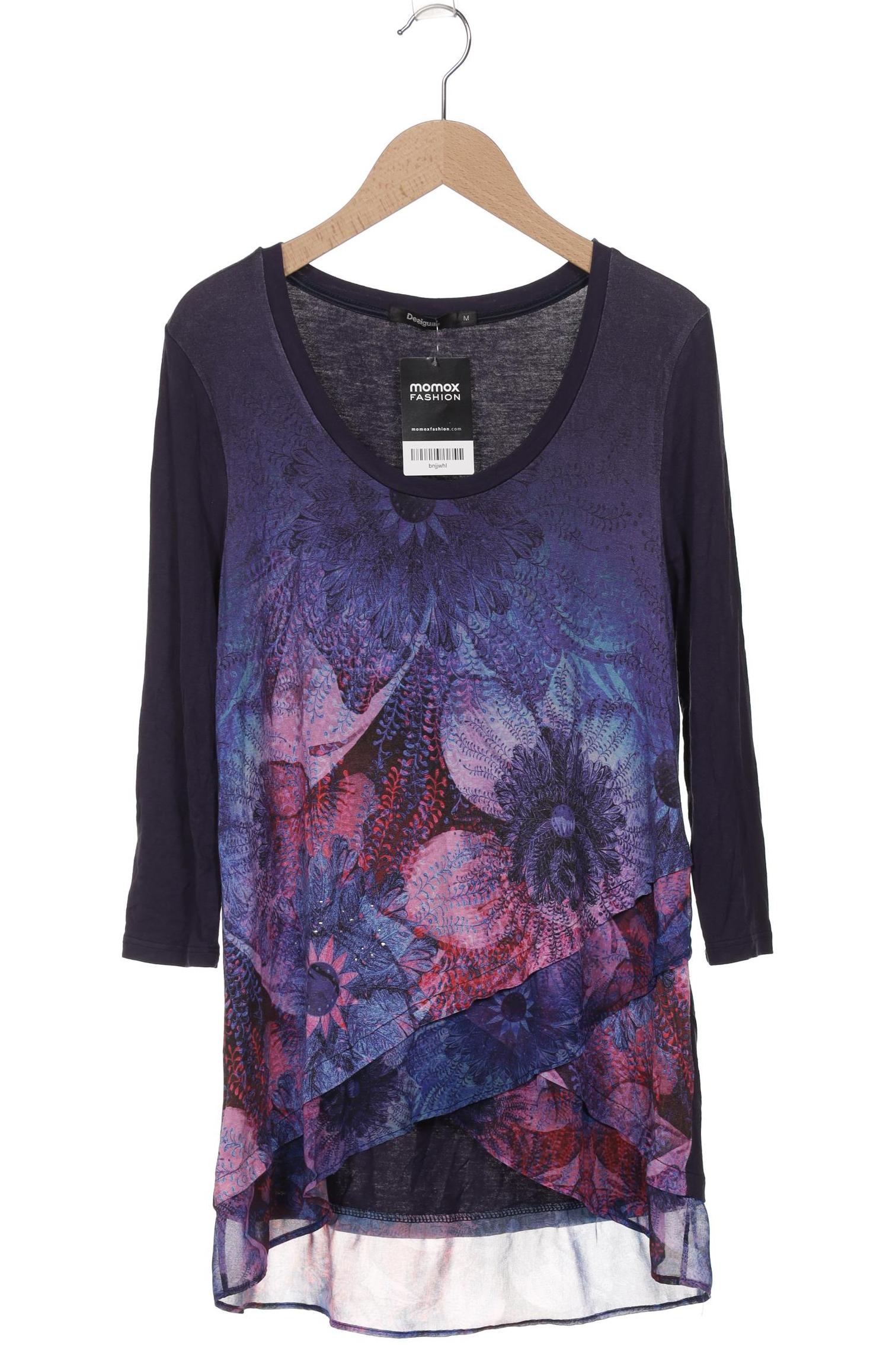 

Desigual Damen Langarmshirt, marineblau, Gr. 38