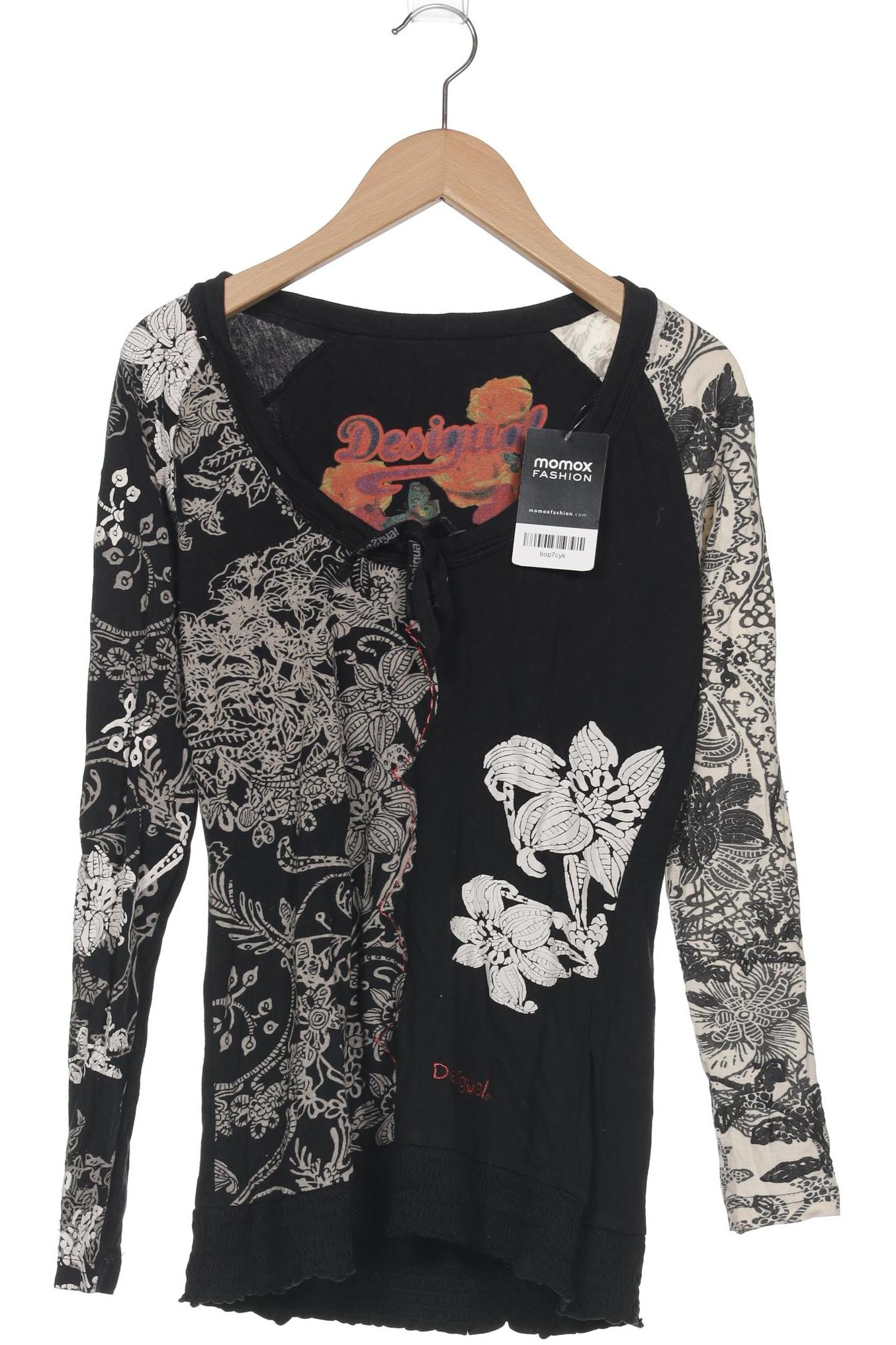 

Desigual Damen Langarmshirt, schwarz, Gr. 36