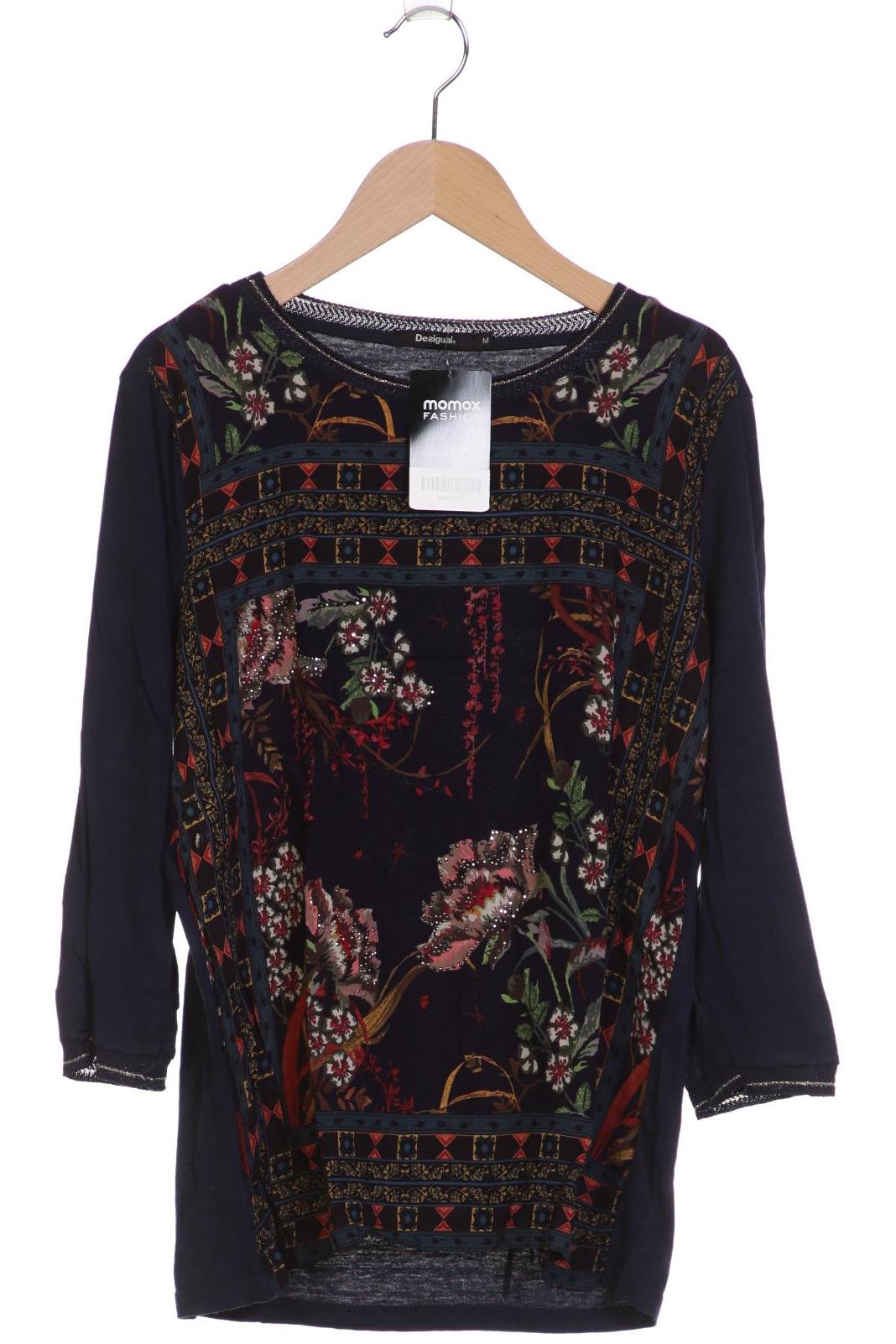 

Desigual Damen Langarmshirt, marineblau, Gr. 38