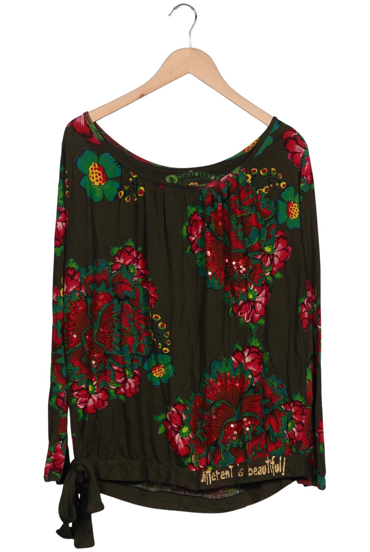 

Desigual Damen Langarmshirt, grün, Gr. 44