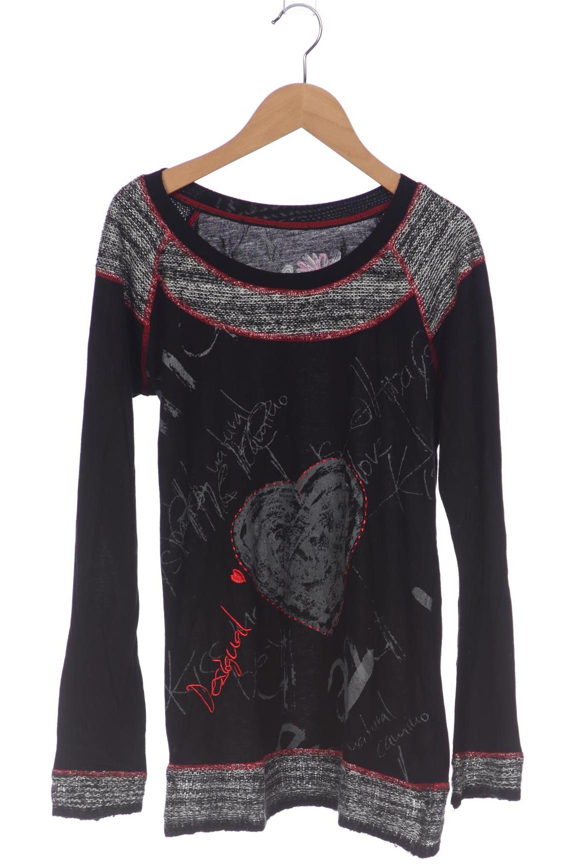 

Desigual Damen Langarmshirt, schwarz, Gr. 42