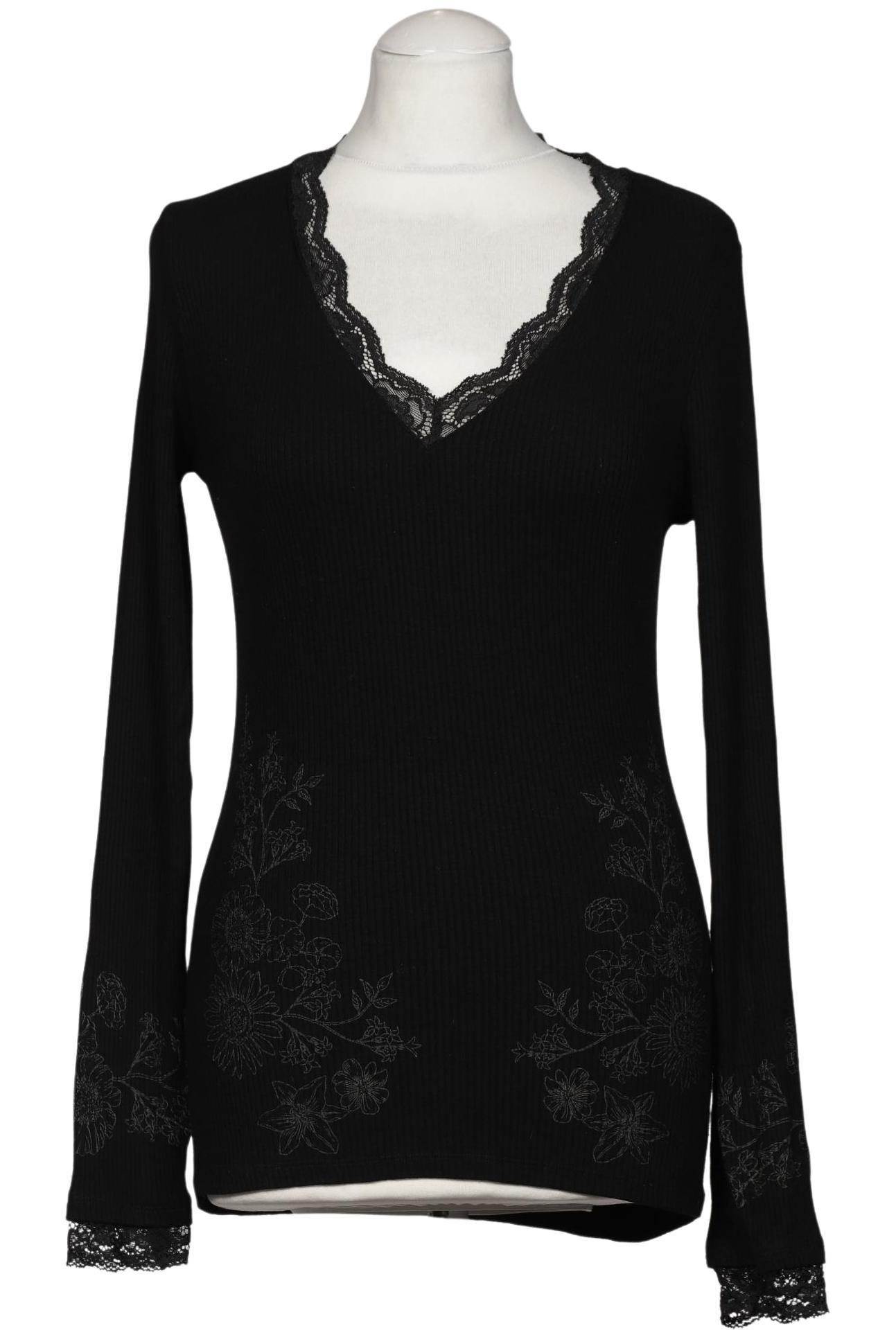 

Desigual Damen Langarmshirt, schwarz, Gr. 38