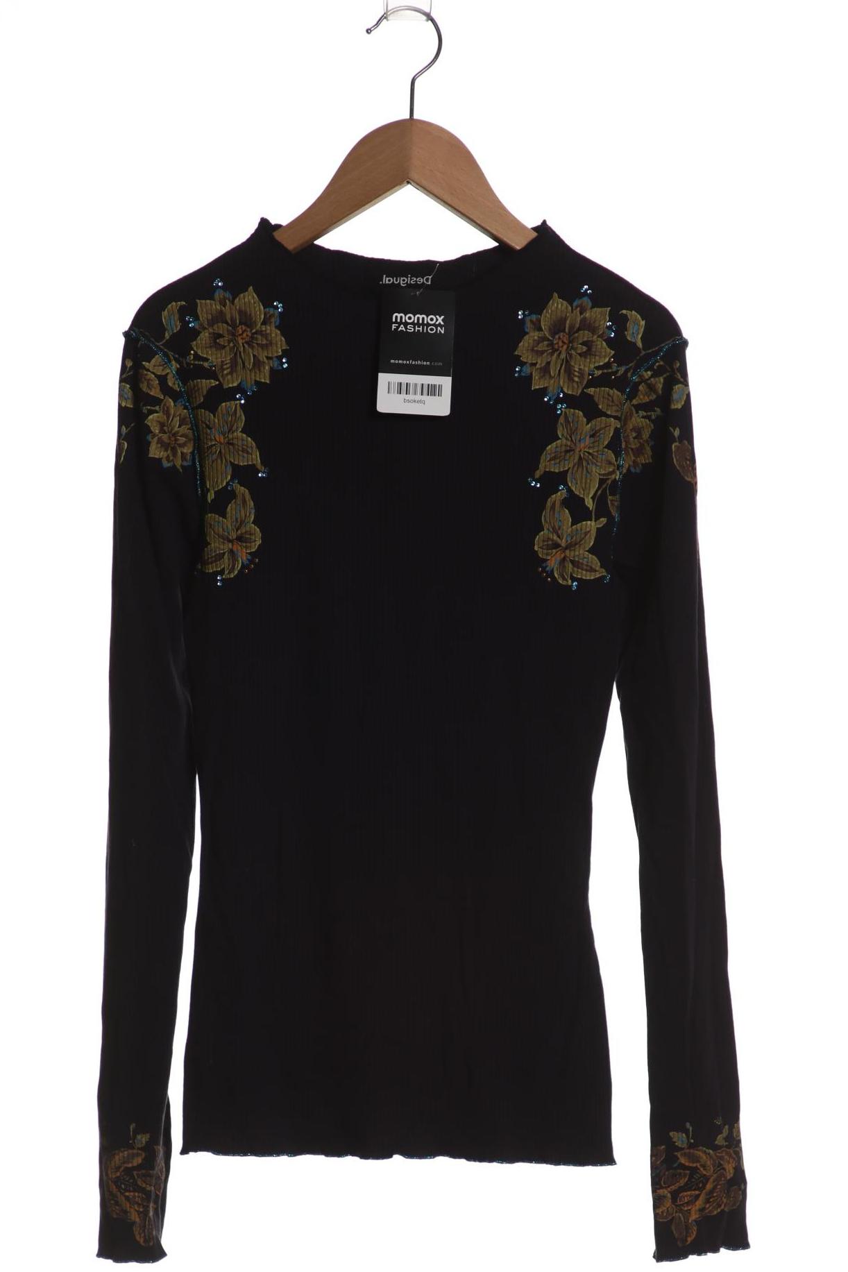 

Desigual Damen Langarmshirt, marineblau, Gr. 36