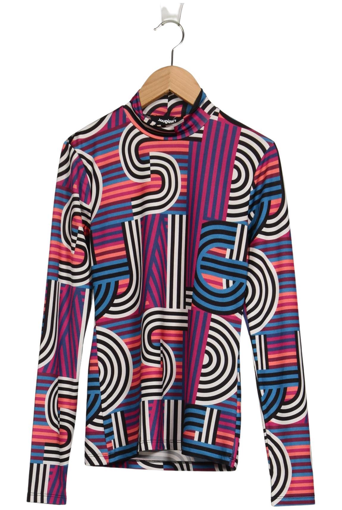 

Desigual Damen Langarmshirt, mehrfarbig, Gr. 36