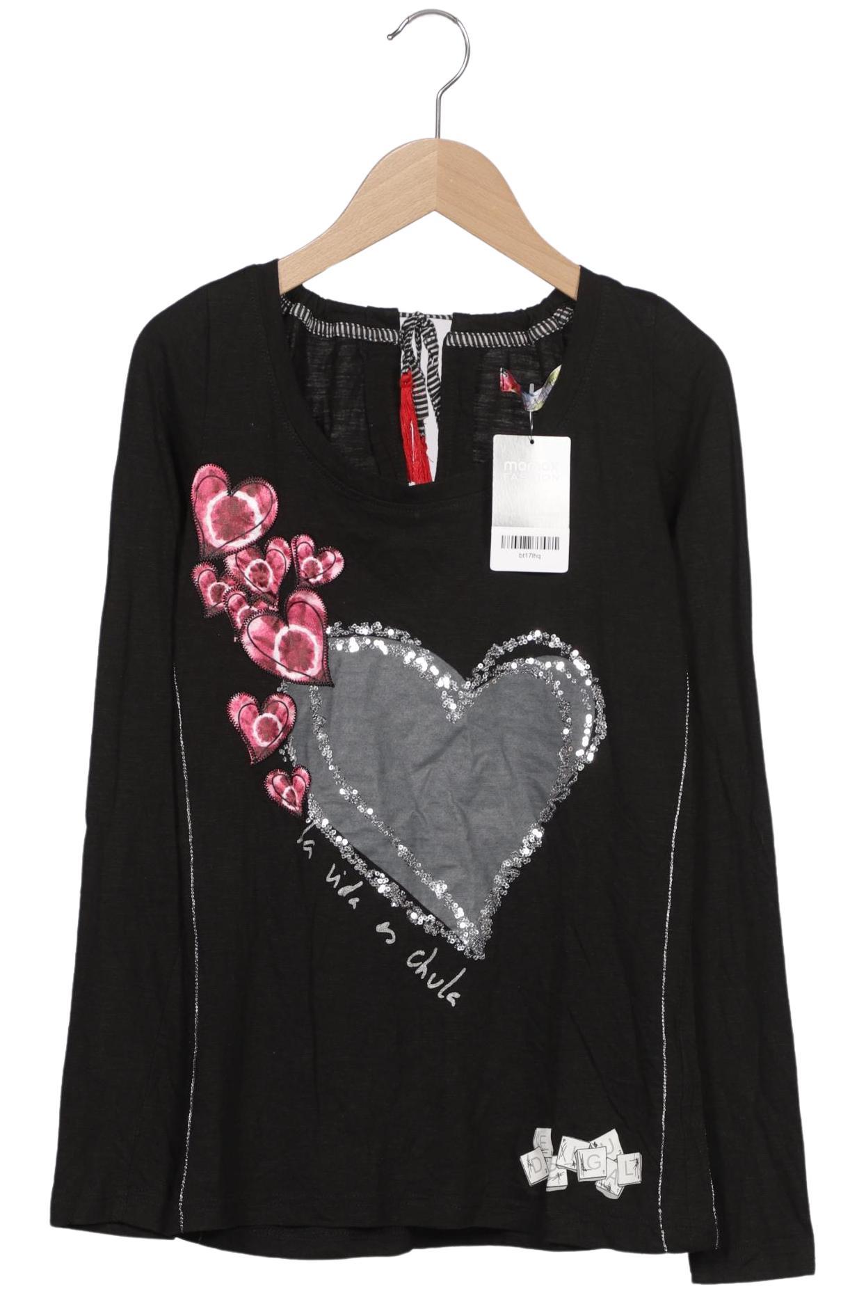 

Desigual Damen Langarmshirt, schwarz, Gr. 34