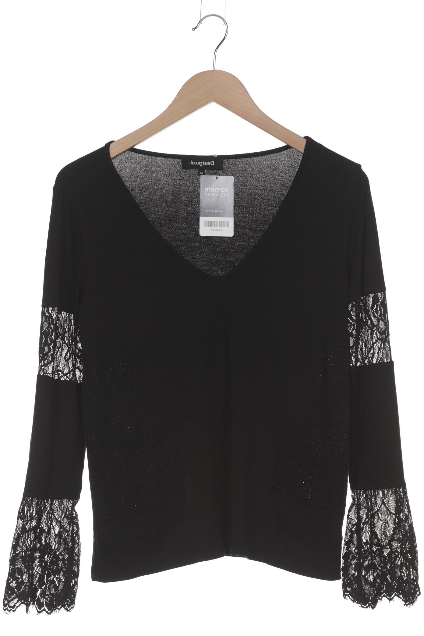 

Desigual Damen Langarmshirt, schwarz, Gr. 38