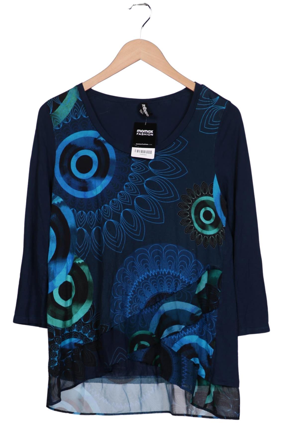 

Desigual Damen Langarmshirt, marineblau, Gr. 44