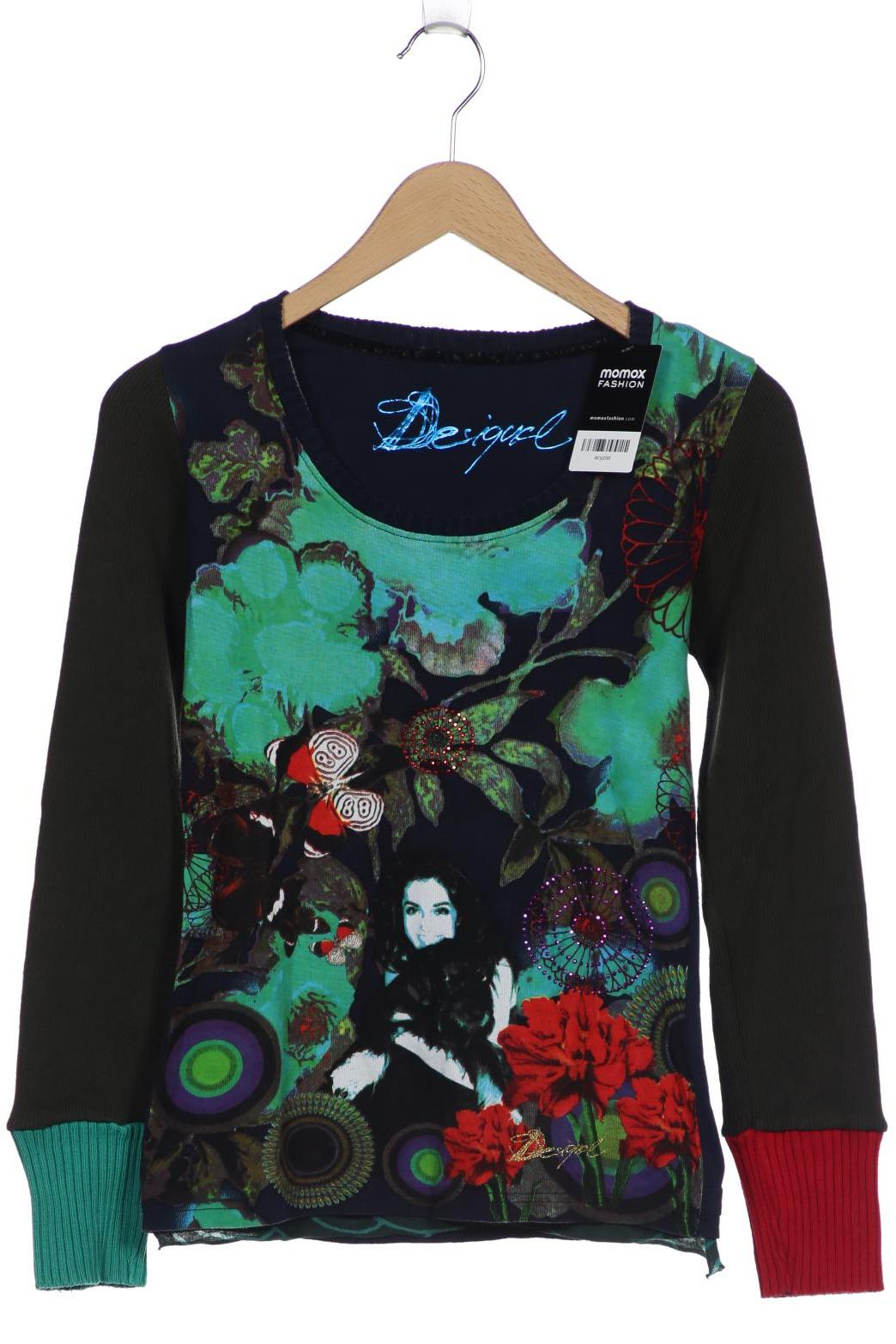 

Desigual Damen Langarmshirt, mehrfarbig, Gr. 36